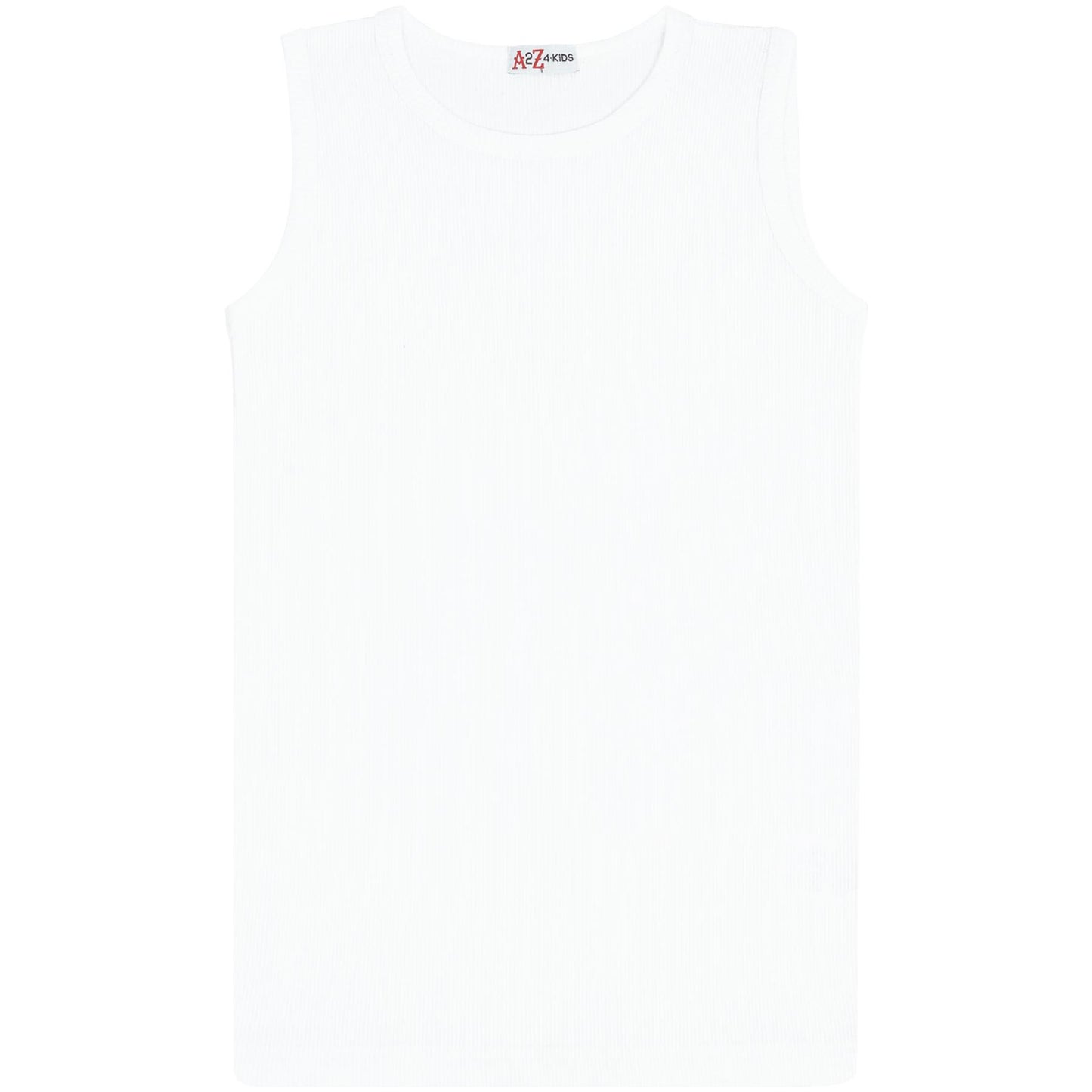 Kids Girls Boys Childrens Vest Top Tank Top Fitted 100% Rich Cotton 2-13 Years
