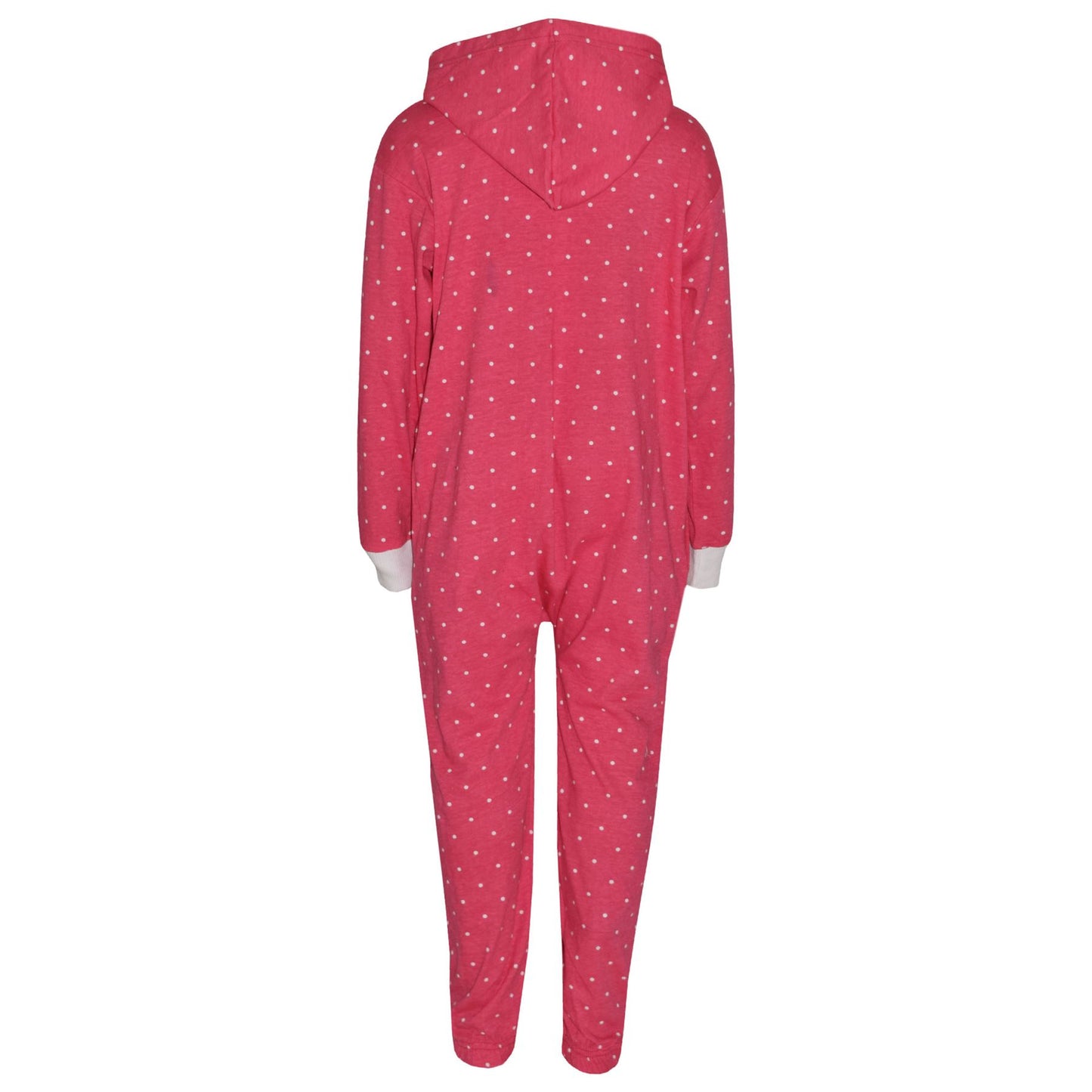 Kids Girls Boys Polka Dot Cotton A2Z Onesie One Piece Hooded Jumpsuit 2-13 Years