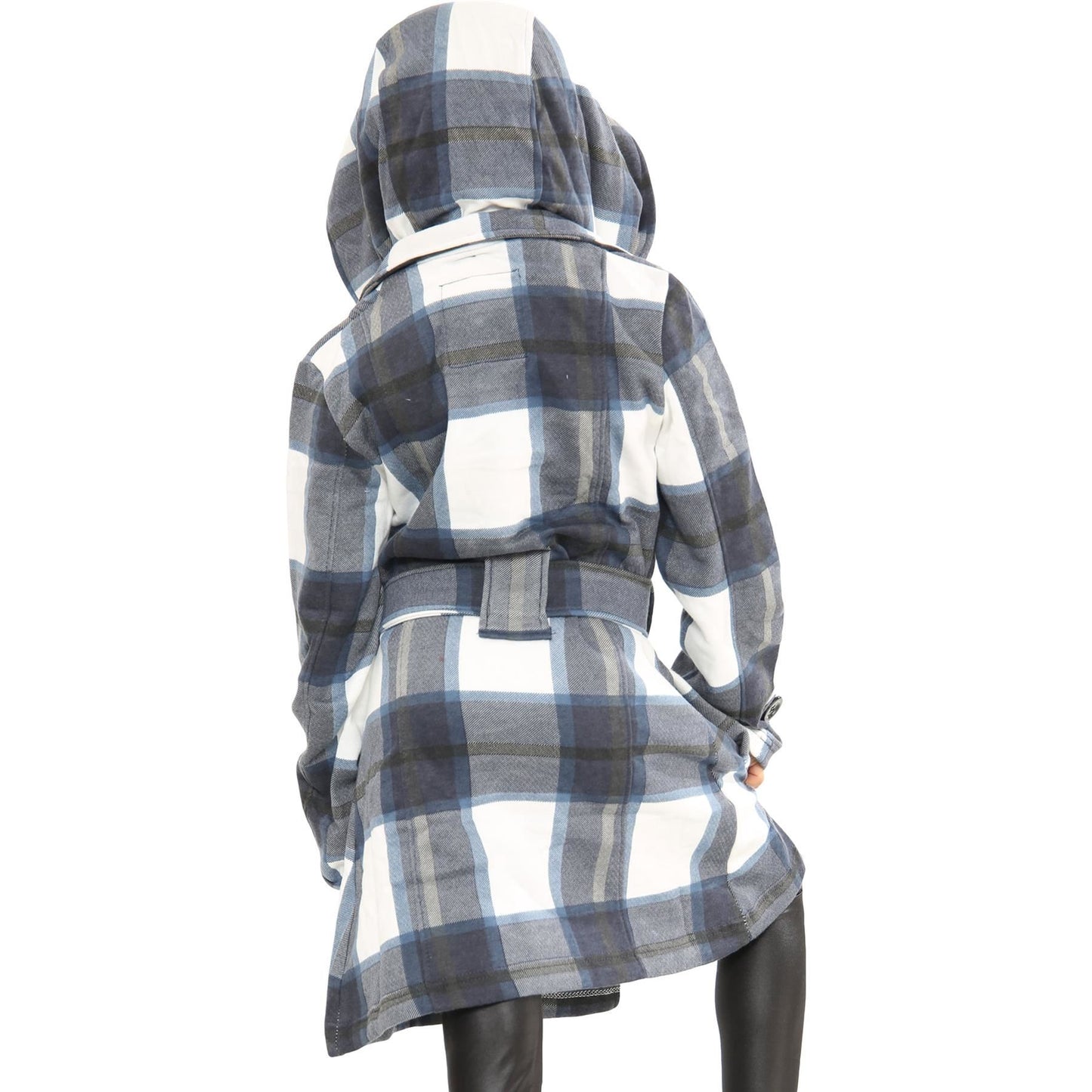 A2Z 4 Kids Parka Jacket Hooded Warm Jacket Oversized Belted Cuffs 5 -13 Years