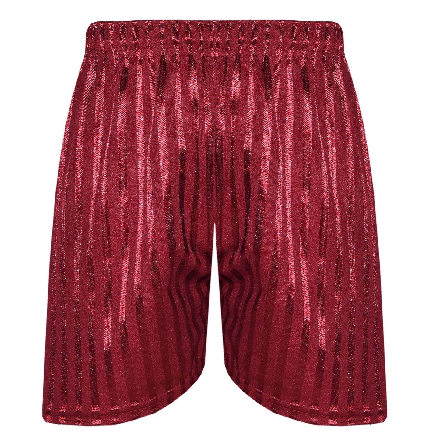 Kids Girls Boys Shadow Stripe PE Shorts Sports Football Gym School Short 2-13
