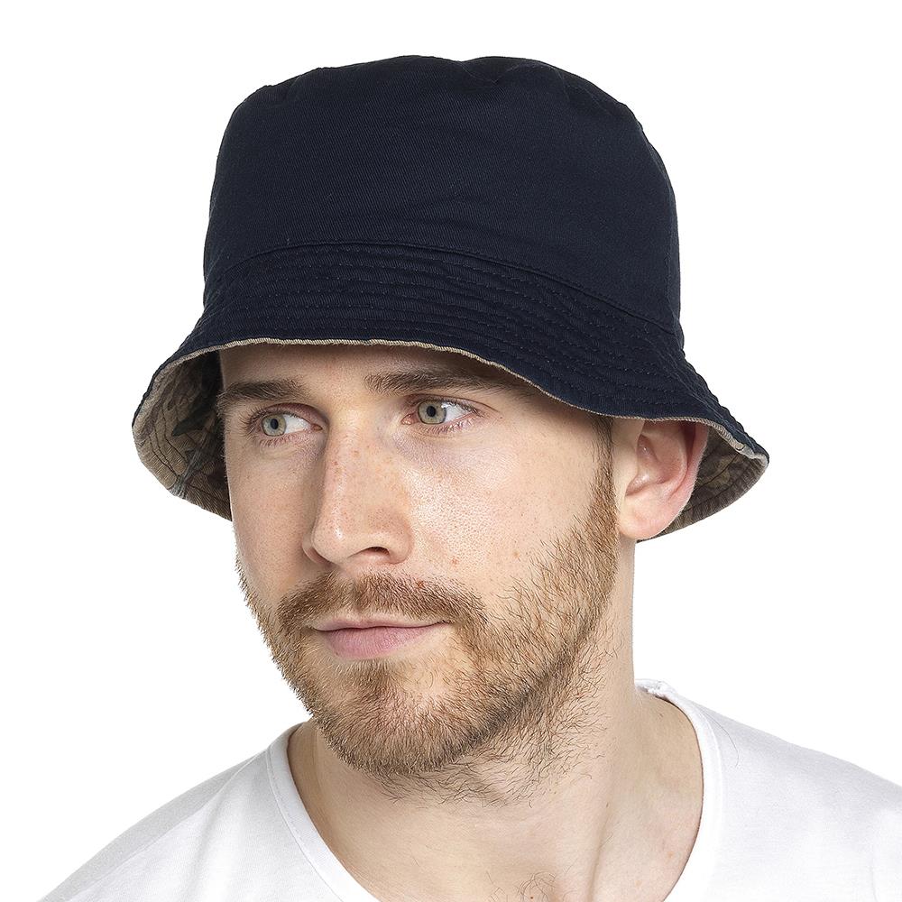 Mens Bucket Hat Summer Foldable Cotton Sun Hat UV Protection Fisherman Hiking