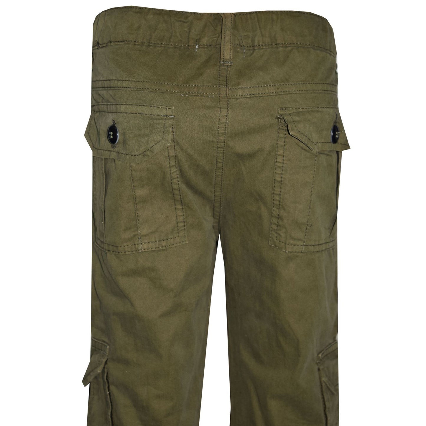 Kids Boys Youth BDU Ranger 6-Pocket Combat Cargo Trousers Fashion Pants 5-13 Yrs