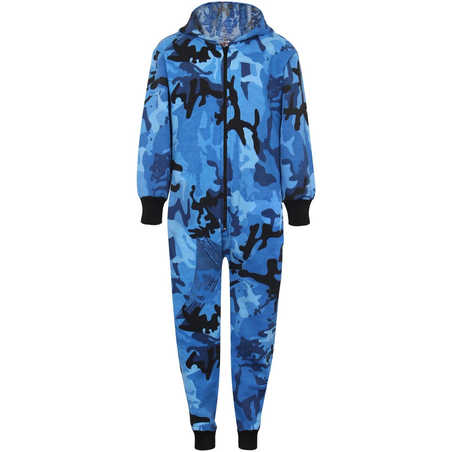 Kids Girls Boys A2Z Onesie One Piece Camouflage Print Jumsuit Playsuit 5-13 Year