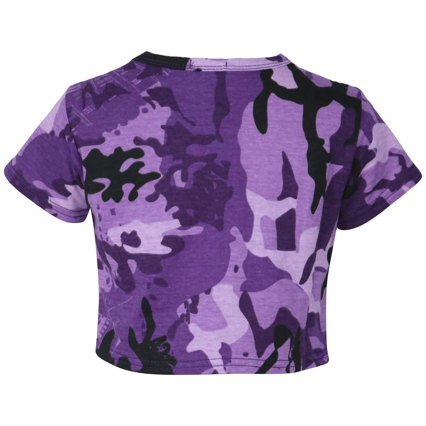A2Z 4 Kids Camouflage Crop Top & Skater Skirt Set Short Sleeves T Shirt Summer Outfit 2 Piece Activewear For Girls Age 5-13 years
