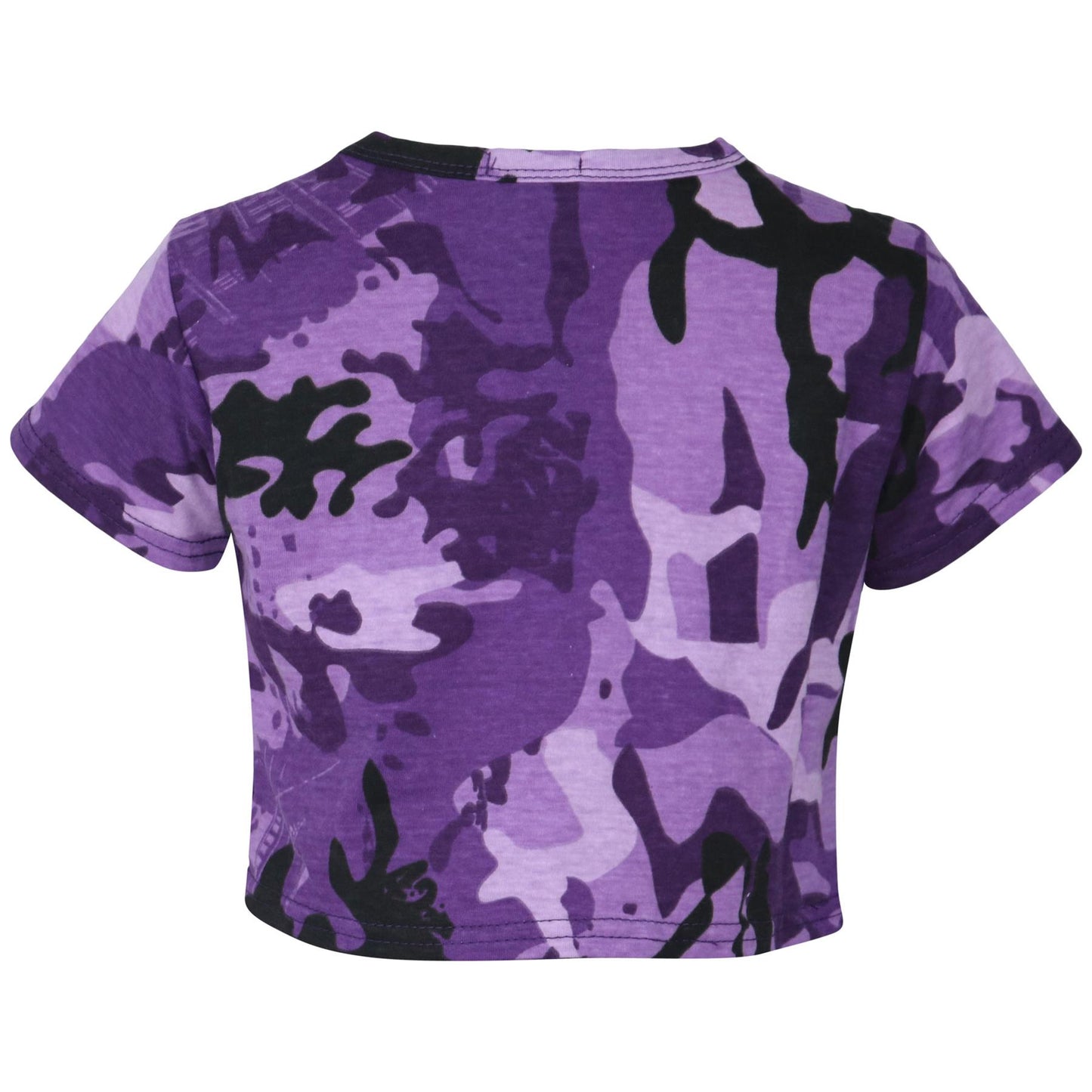 A2Z 4 Kids Camouflage Crop Top & Skater Skirt Set Short Sleeves T Shirt Summer Outfit 2 Piece Activewear For Girls Age 5-13 years