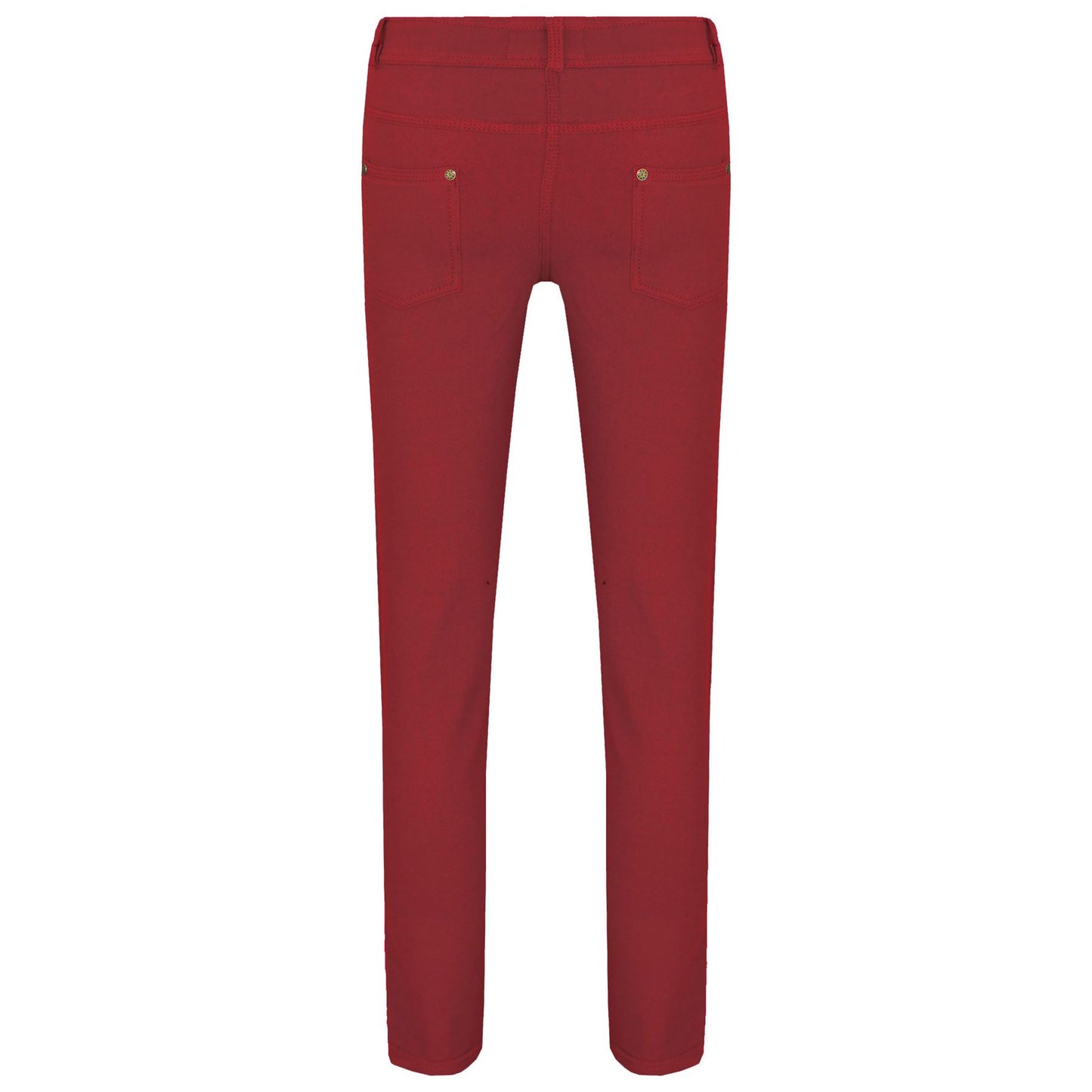 Kids Skinny Jeans Girls Stretchy Jeggings Fit Pants Coloured Trousers 5-13 Years