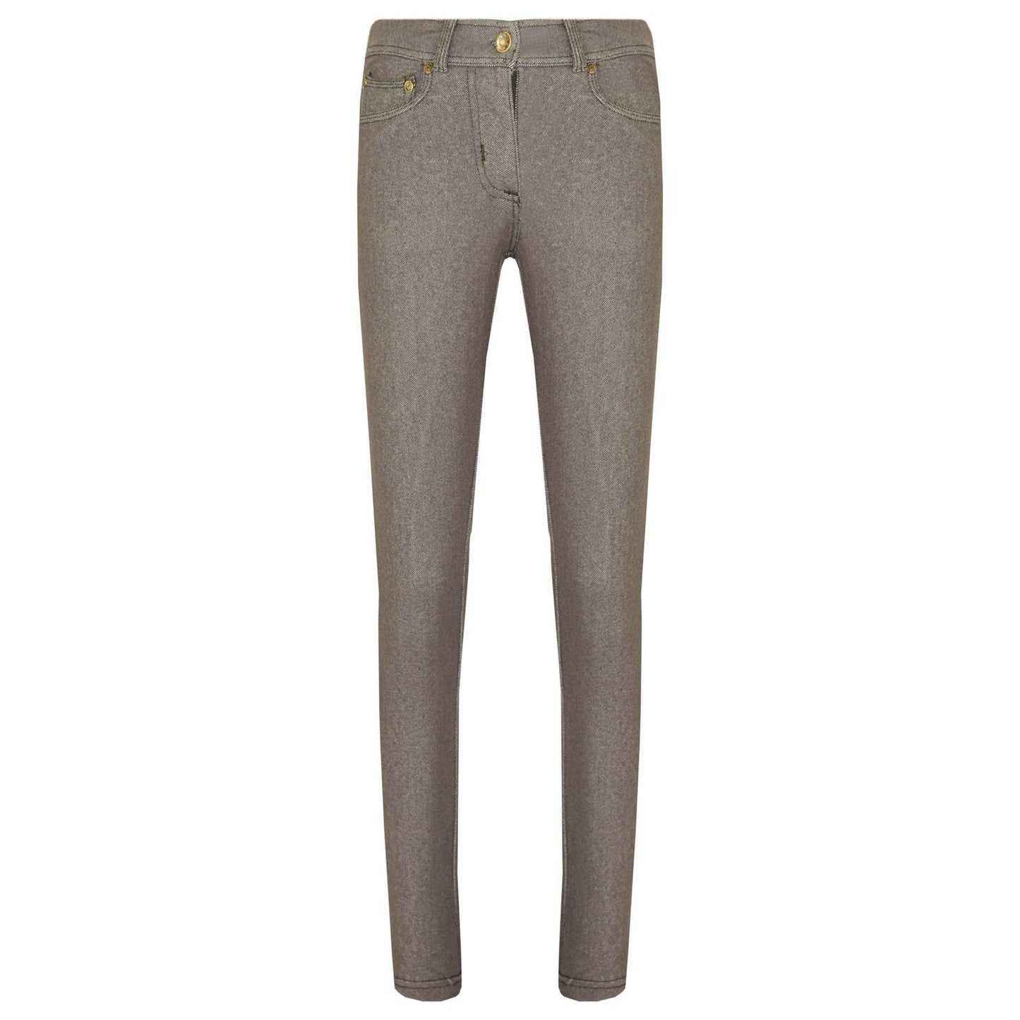 Kids Skinny Jeans Girls Stretchy Jeggings Fit Pants Coloured Trousers 5-13 Years