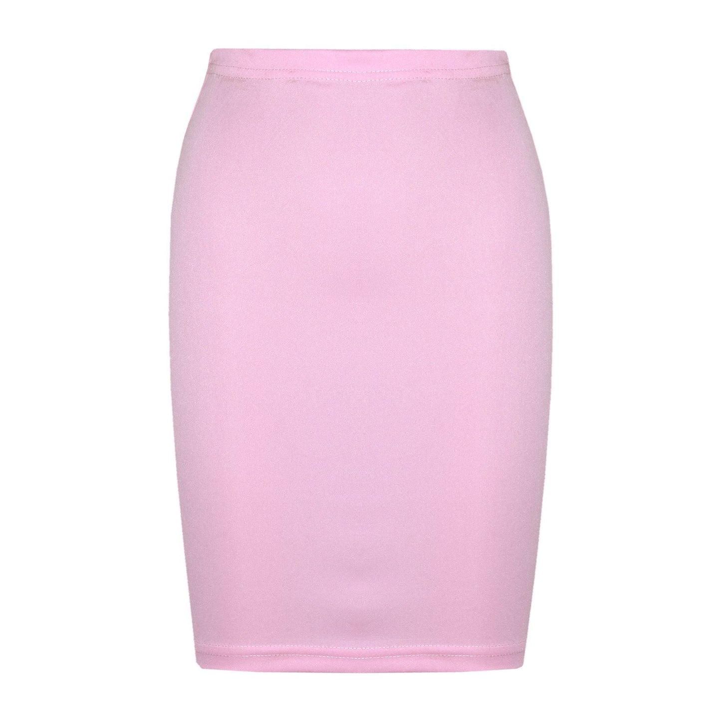 Kids Girls Plain Pencil Skirt Trendy Summer Clothing Sets Age 5-13 Years