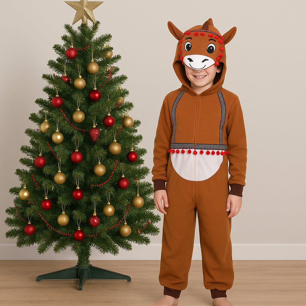 A2Z 4 Kids Girls Boys Xmas Nativity AZ198 Camel Suit Premium Christmas Nativity School Play Camel Fancy Dress Suit for Kids
