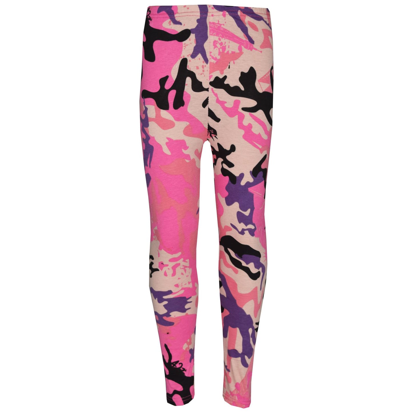 Girls Tops Kids Designer's #Selfie Camouflage Print Crop Top Legging Set 5-13 Yr