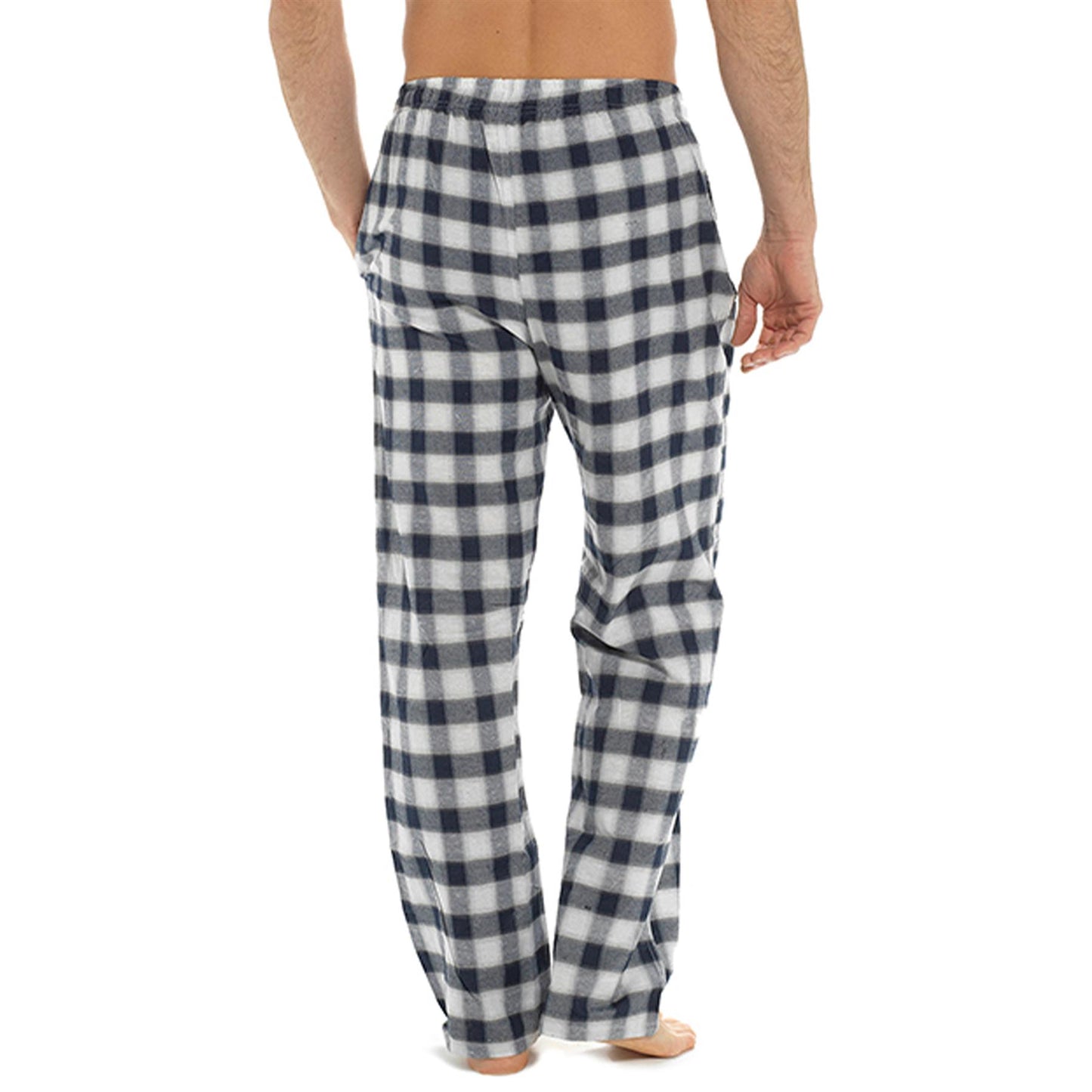 A2Z Mens Trouser Check Woven Pyjama Sleep Bottoms Lounge Casual Trousers Pants