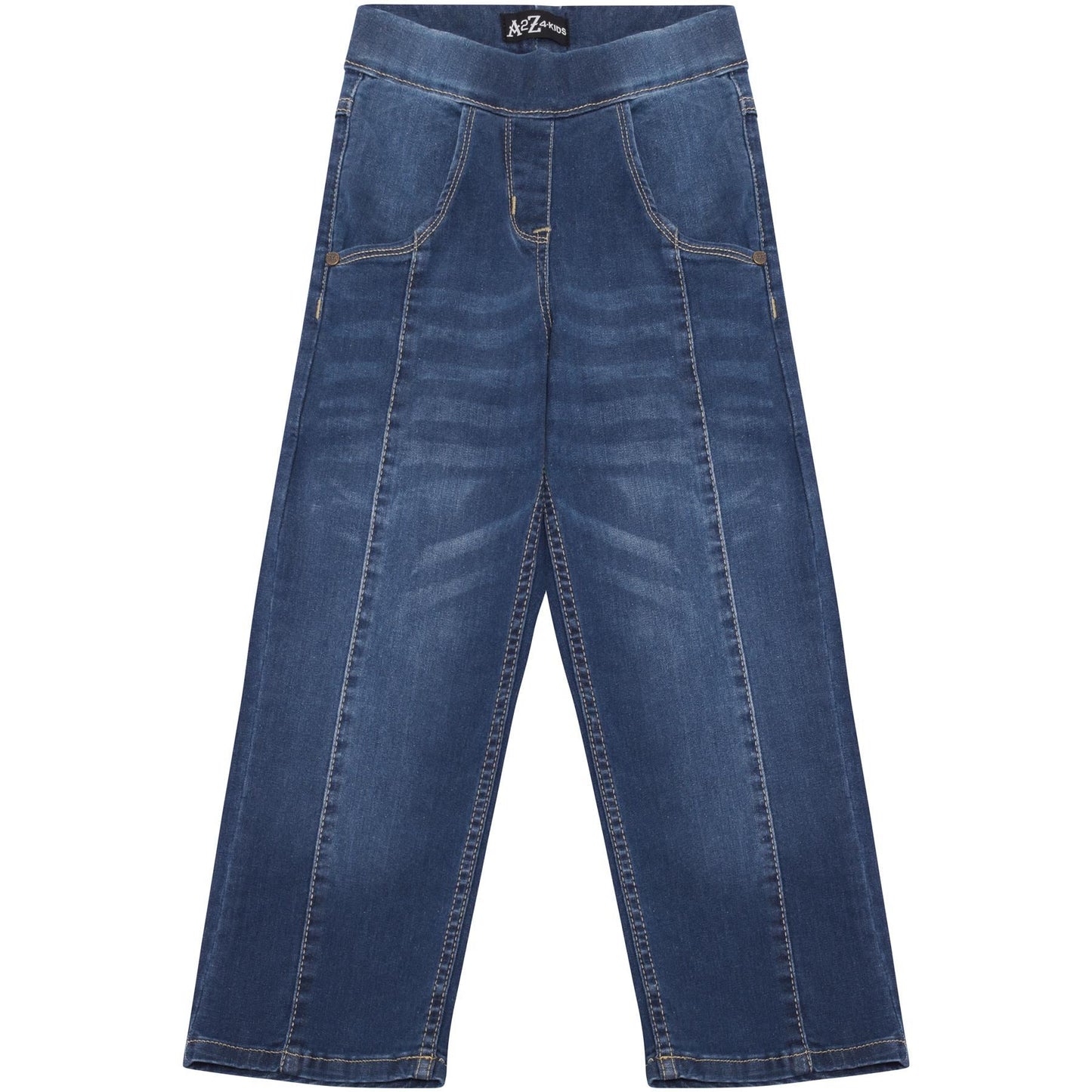 Kids Girls Relaxed Straight Fit Boot Cut Jeans For Teens Cotton Jeans 5-13 Years