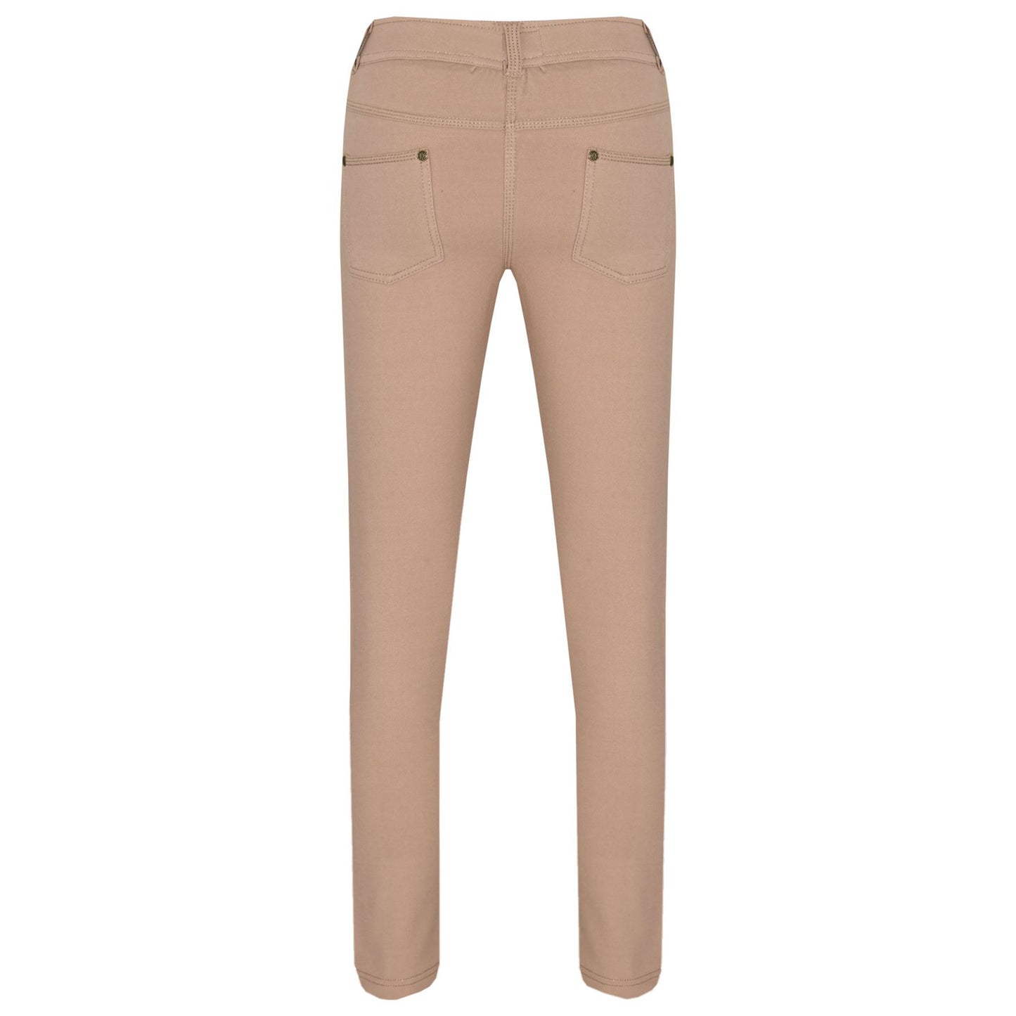 Kids Skinny Jeans Girls Stretchy Jeggings Fit Pants Coloured Trousers 5-13 Years