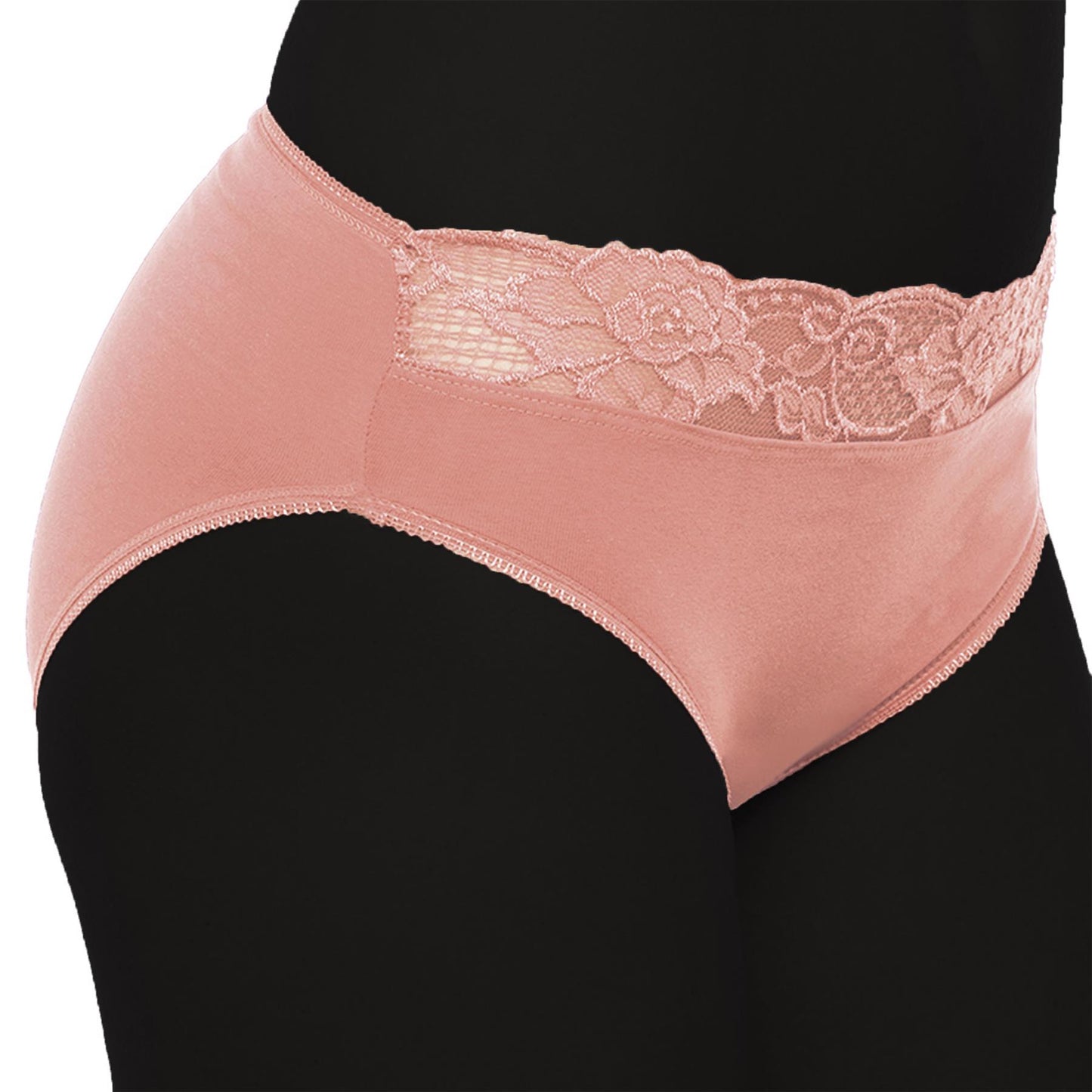 A2Z Ladies High Leg Briefs Underwear Pack Of 5 Adjustable Waist Hipster Shorts
