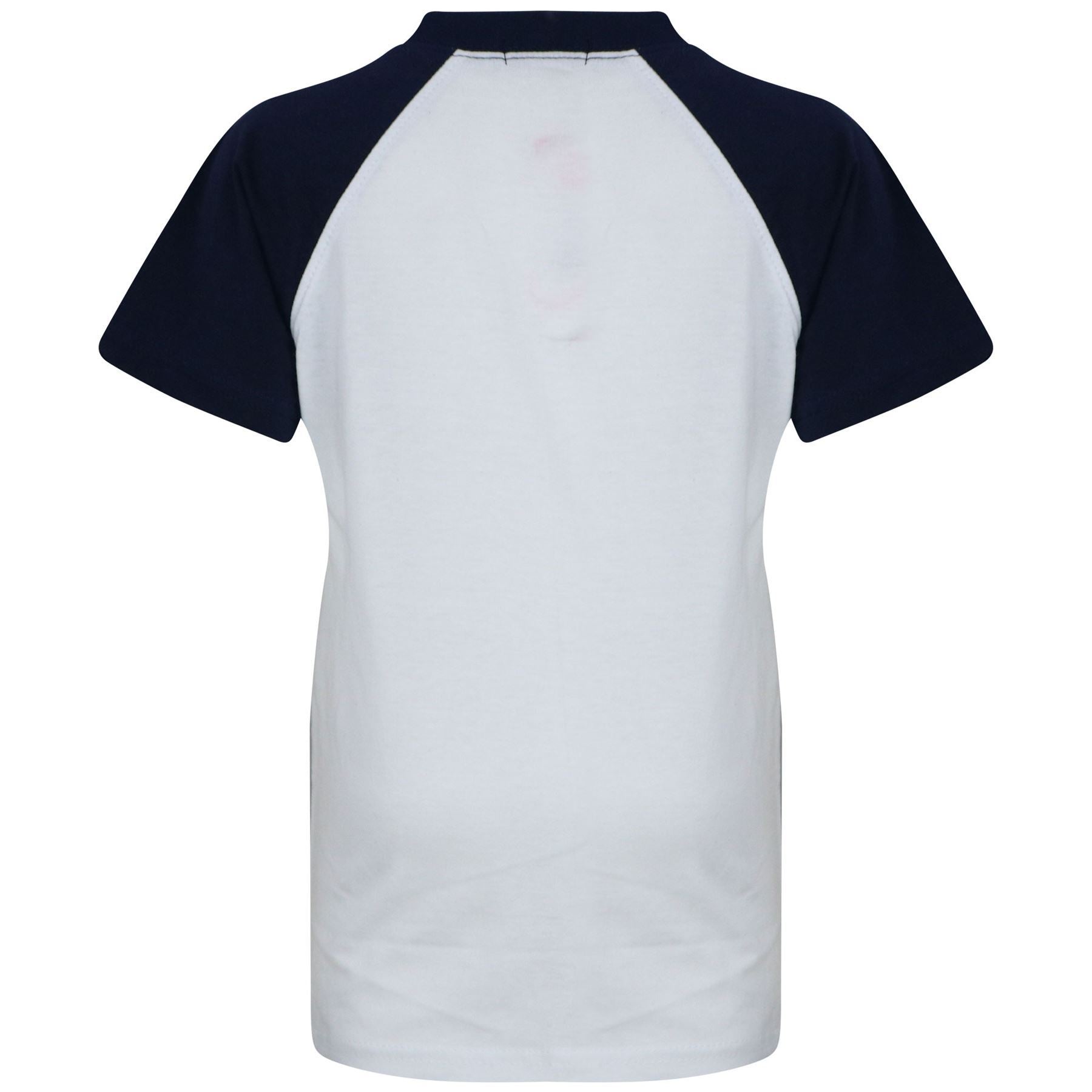 A2Z 4 Kids Raglan Style T Shirt Colour Contrast Top Short Sleeve Navy Super Soft Comfy Loungewear Dress Up Gifts for Children Girls & Boys Age 5-13 Years - A2Z 4 Kids