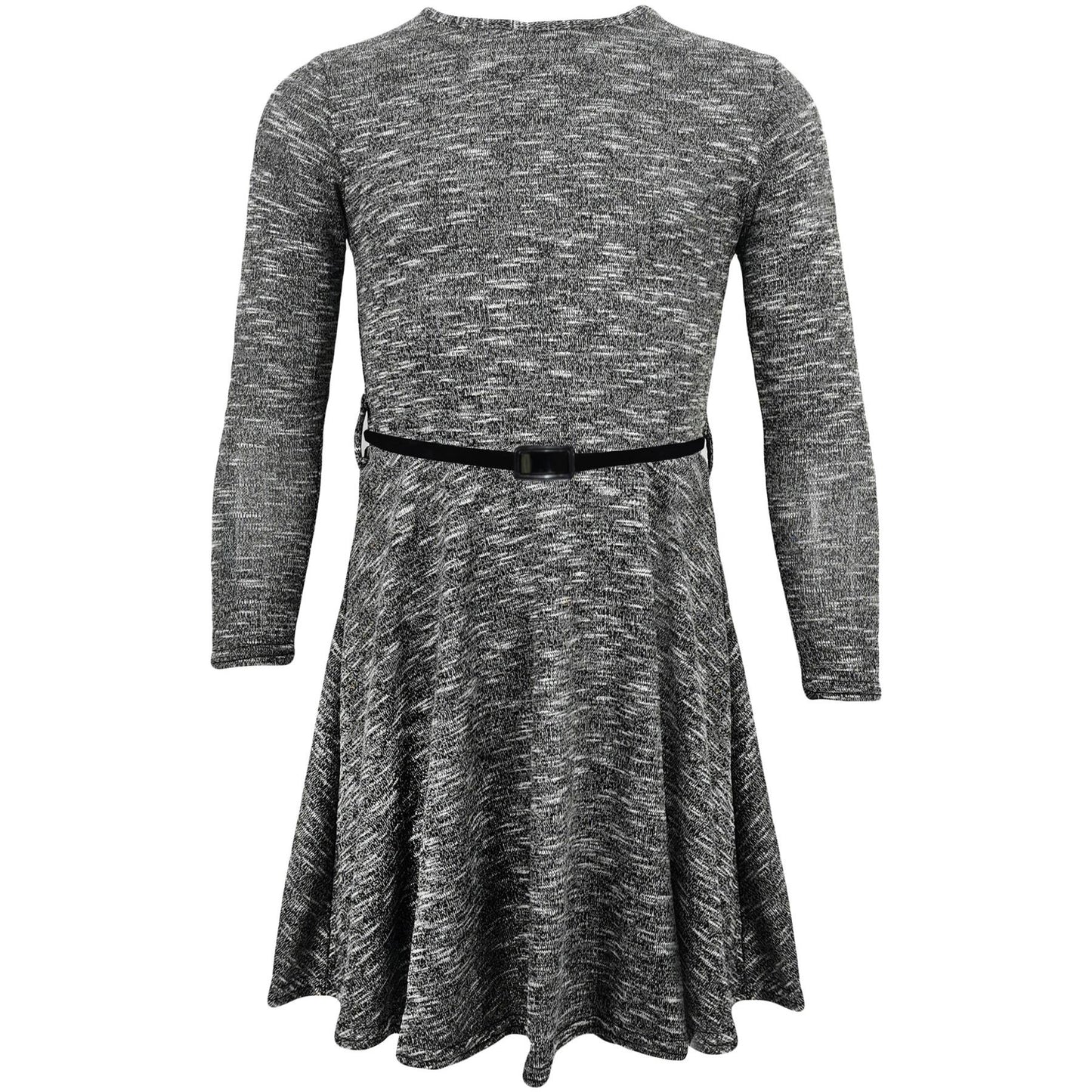 Kids Girls Skater Dress Summer Party Dance Long Sleeves Dresses Age 3-13 Years