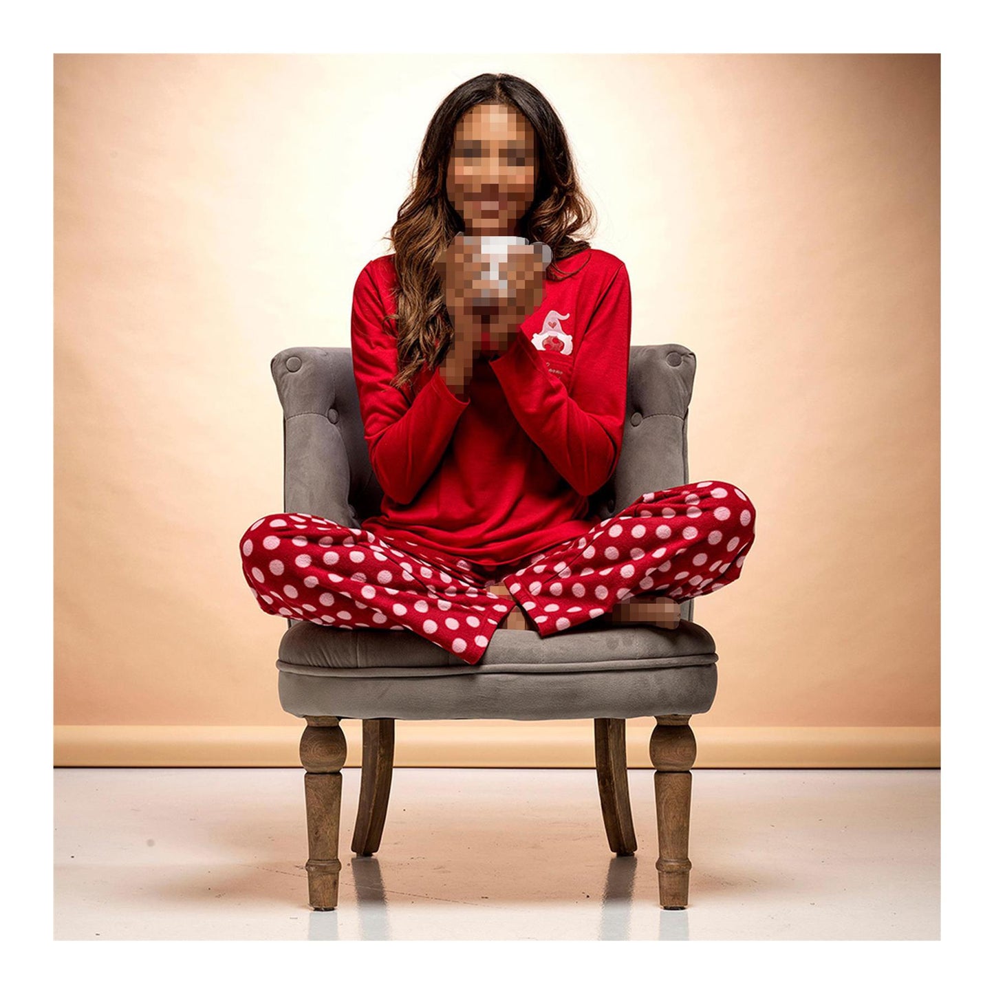 A2Z Ladies That Dream Gonk Pyjama Set Comfortable 2 Piece Womens Outfits PJS Set