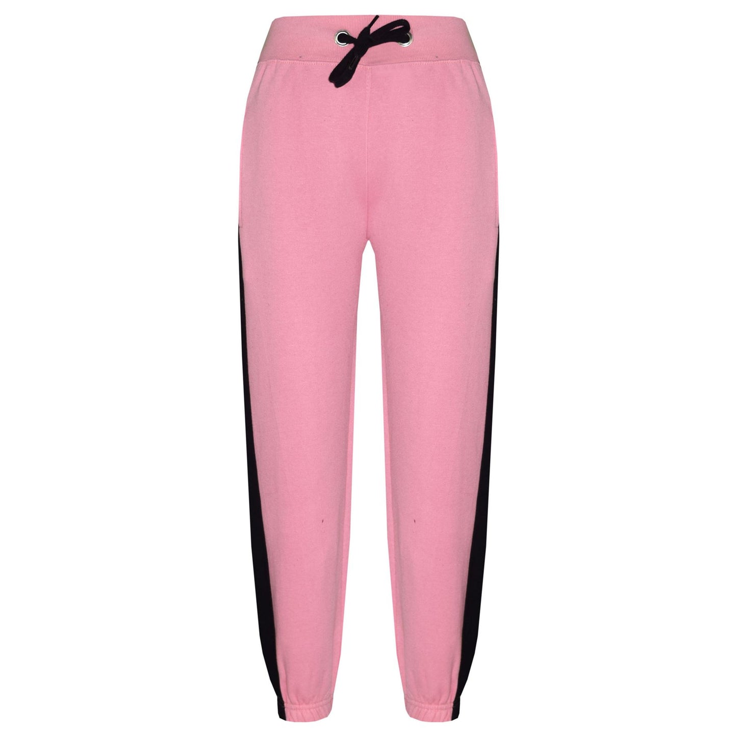 Kids Boys Girls Joggers Contrast Panel Jogging Pants  Casual Trousers 5-13 Years