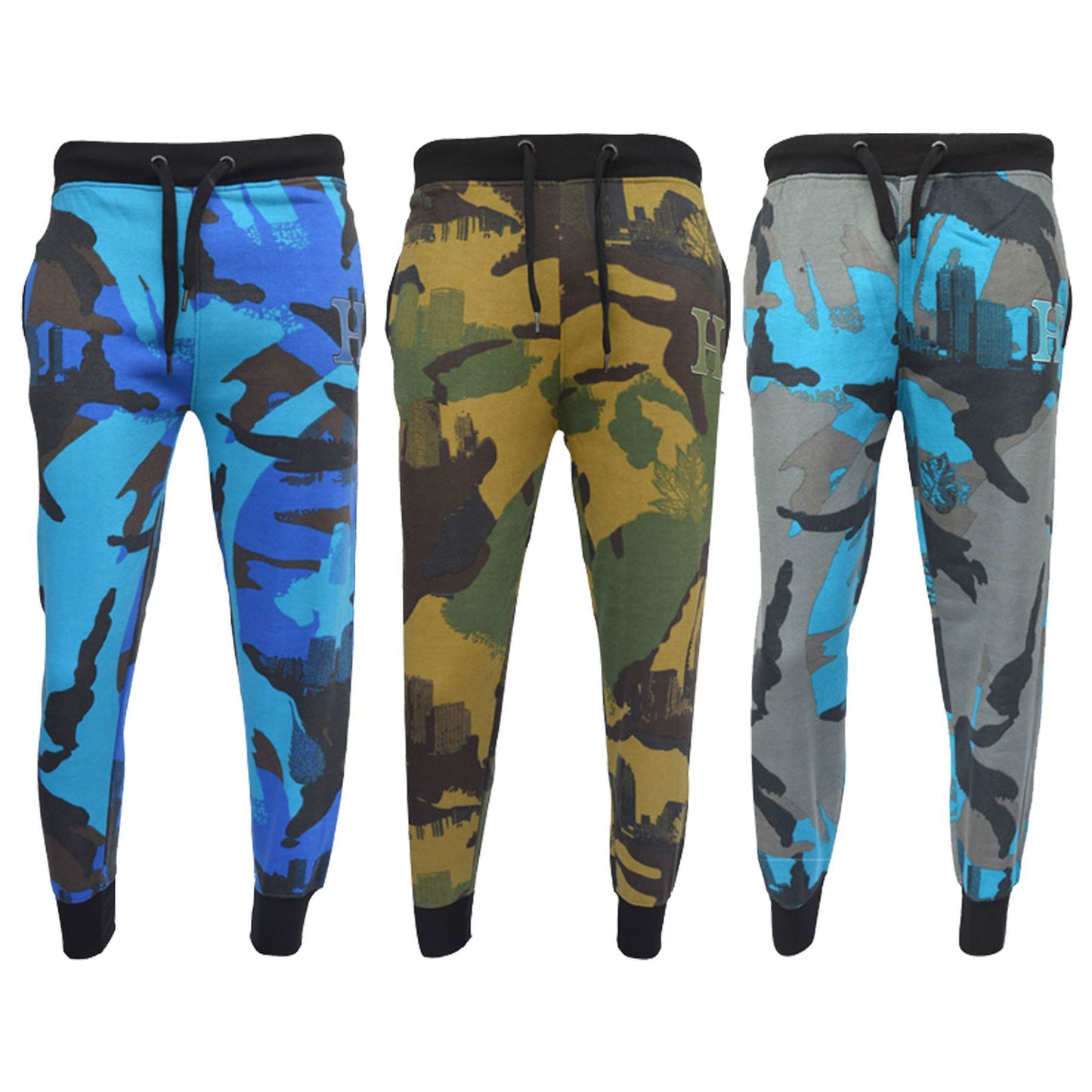Kids Tracksuit Boys HNL Camouflage Hoodie & Botom Jog Suit Joggers Age 7-13 Year