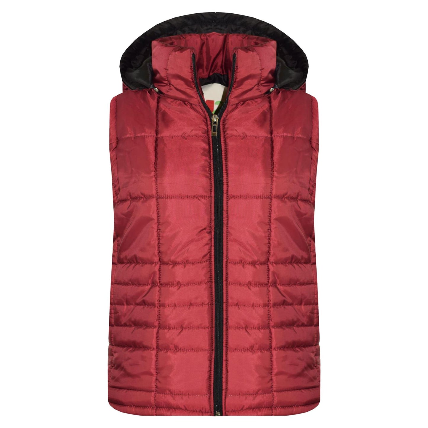 A2Z 4 Kids Girls Boys Sleeveless Hooded Padded Quilted Lined Gilet Bodywarmer Fashion Jackets Age 5 6 7 8 9 10 11 12 13 Years