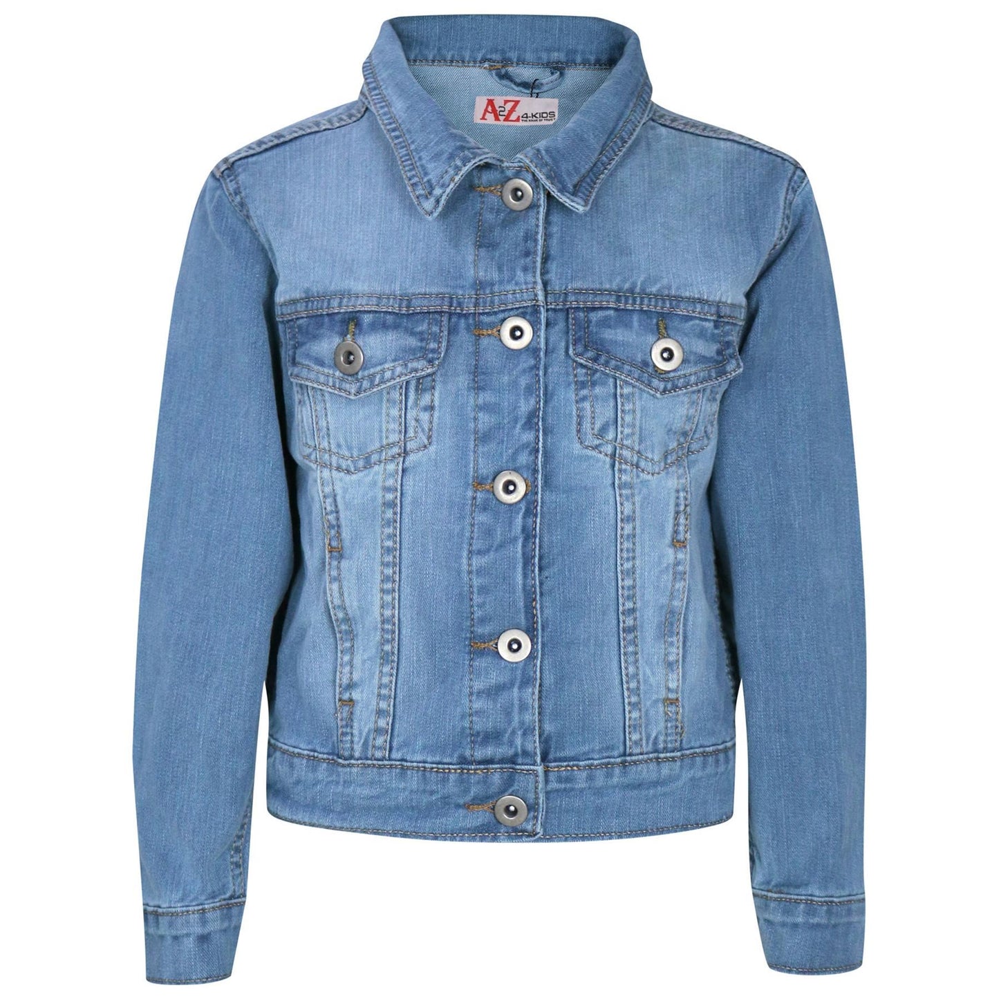 Kids Girls Jackets Denim Style Fashion Jean Jacket Coat New Age 3-13 Years