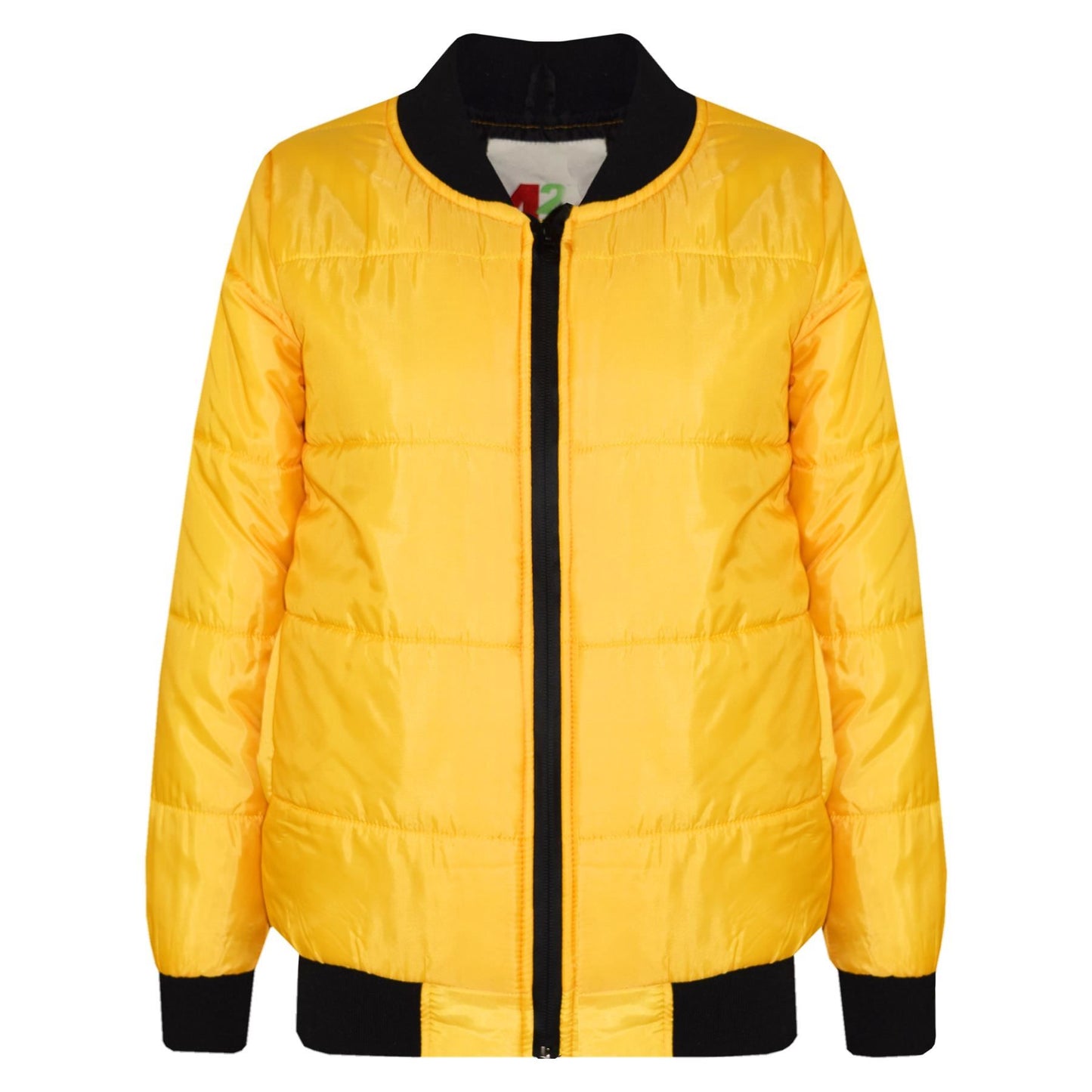 Kids Bomber Jacket Lightweight Puffer Coat School Fashion For Girls Boys 5-13 Yr