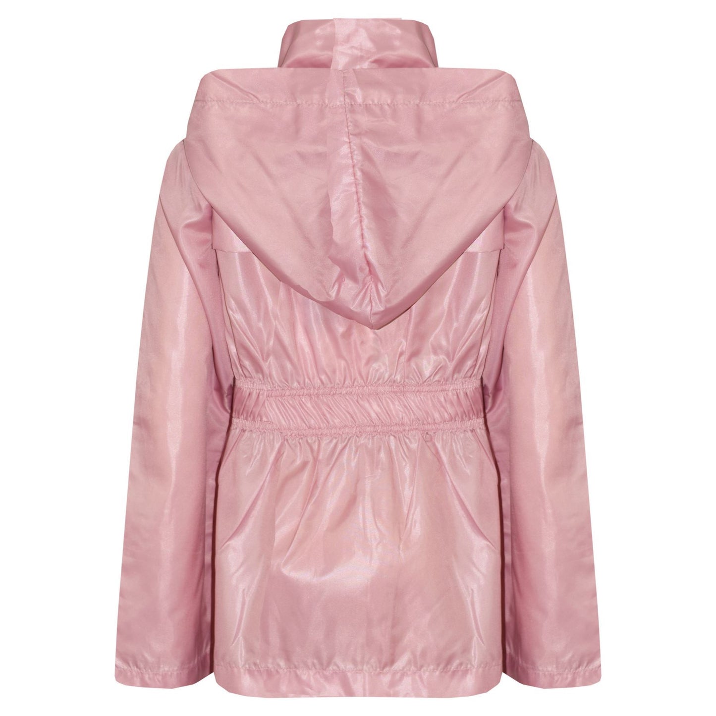 A2Z 4 Kids Raincoat Jackets Baby Pink Windbreaker Waterproof Parka Shower Resistant Hooded Raincoat Childrens Girls Age 5-13 Years