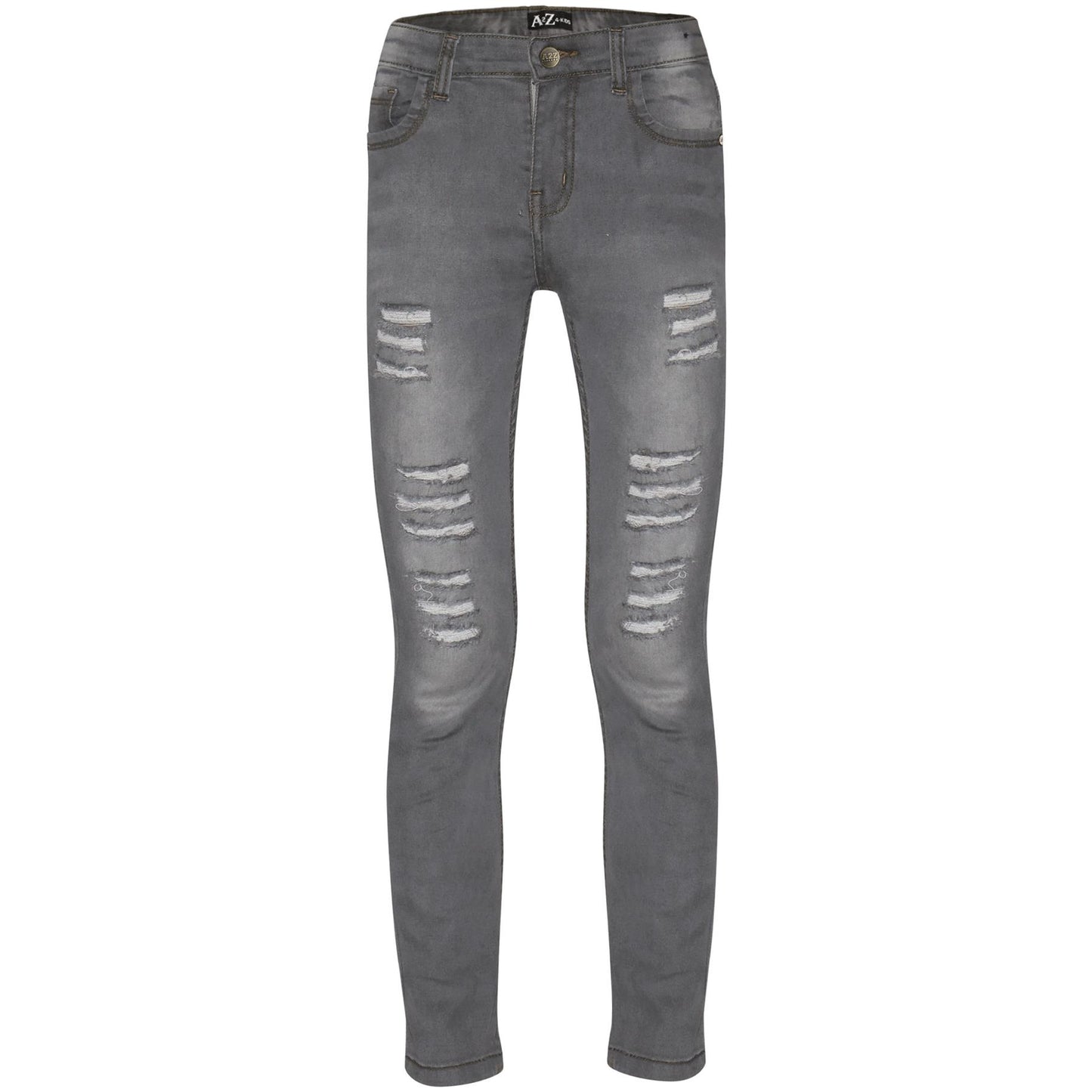 A2Z 4Kids Kids Ripped Jeans Comfort Stretch Jeans Cotton Pants Age 3-14 Years