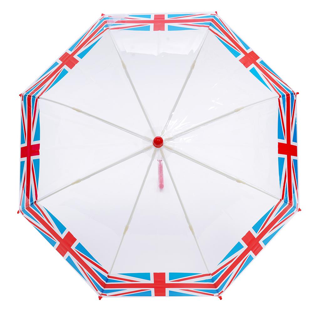 A2Z Kids POE Clear Dome Umbrella Wind and Rain Resistant Outdoor Travel Brolly