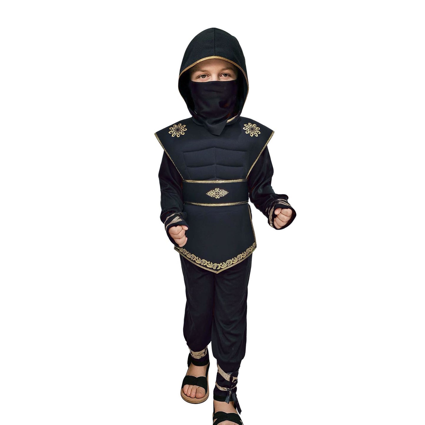 A2Z 4 Kids Boys Girls Ninja Halloween Costume Fancy Dress School Parties Costume