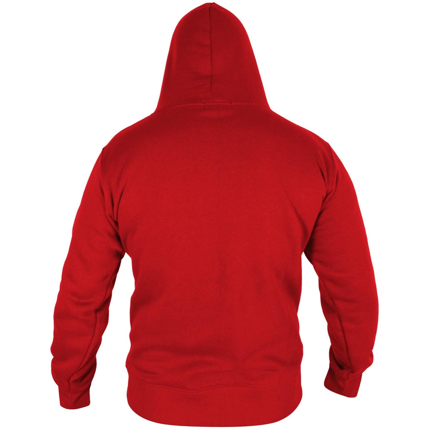 Mens Fleece Plain Zipper Hooded Long Sleeve Sweatshirt For Adults S-4XL