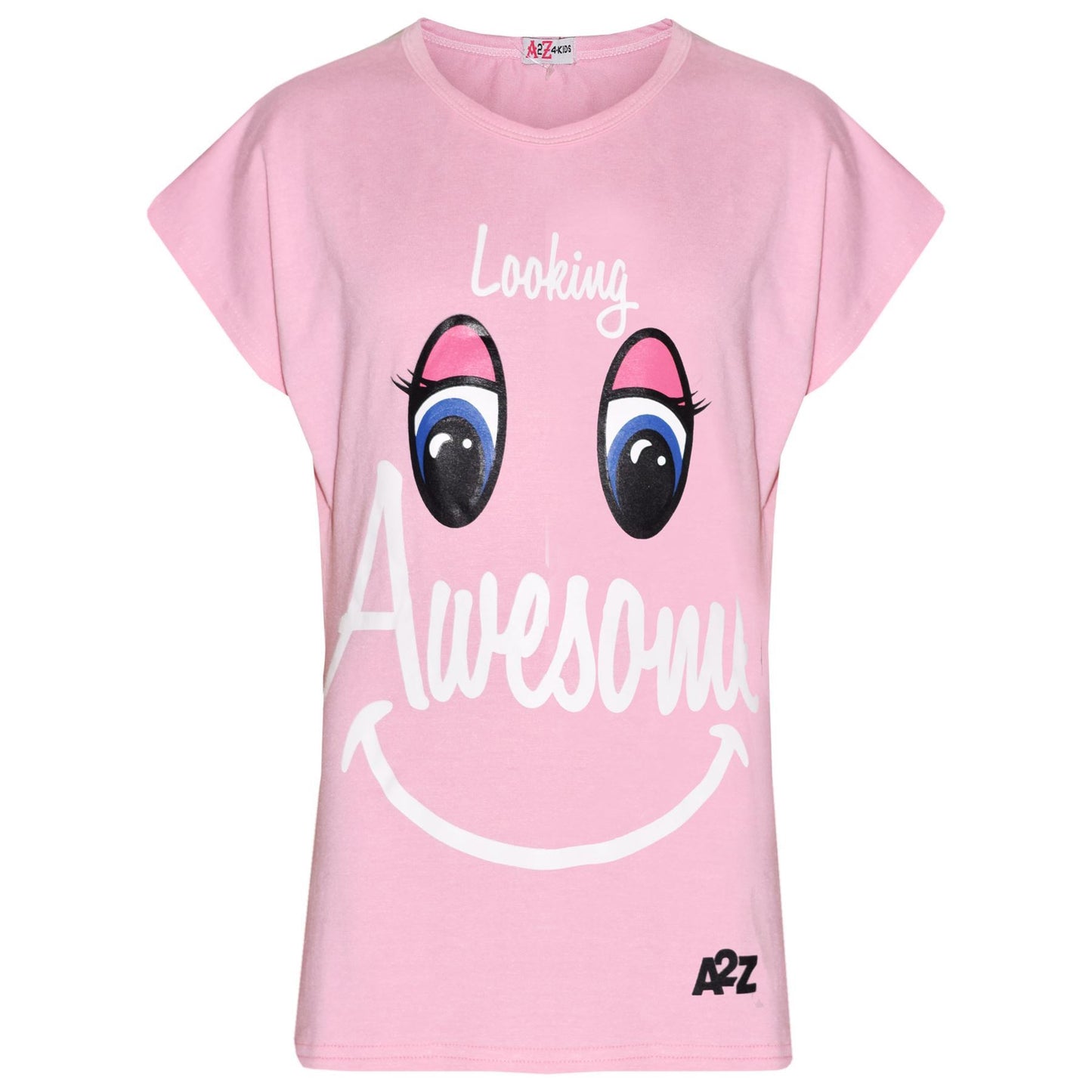 Girls Top Kids Designer's Looking Awesome Print Fashion T Shirt Top 5-13 Years