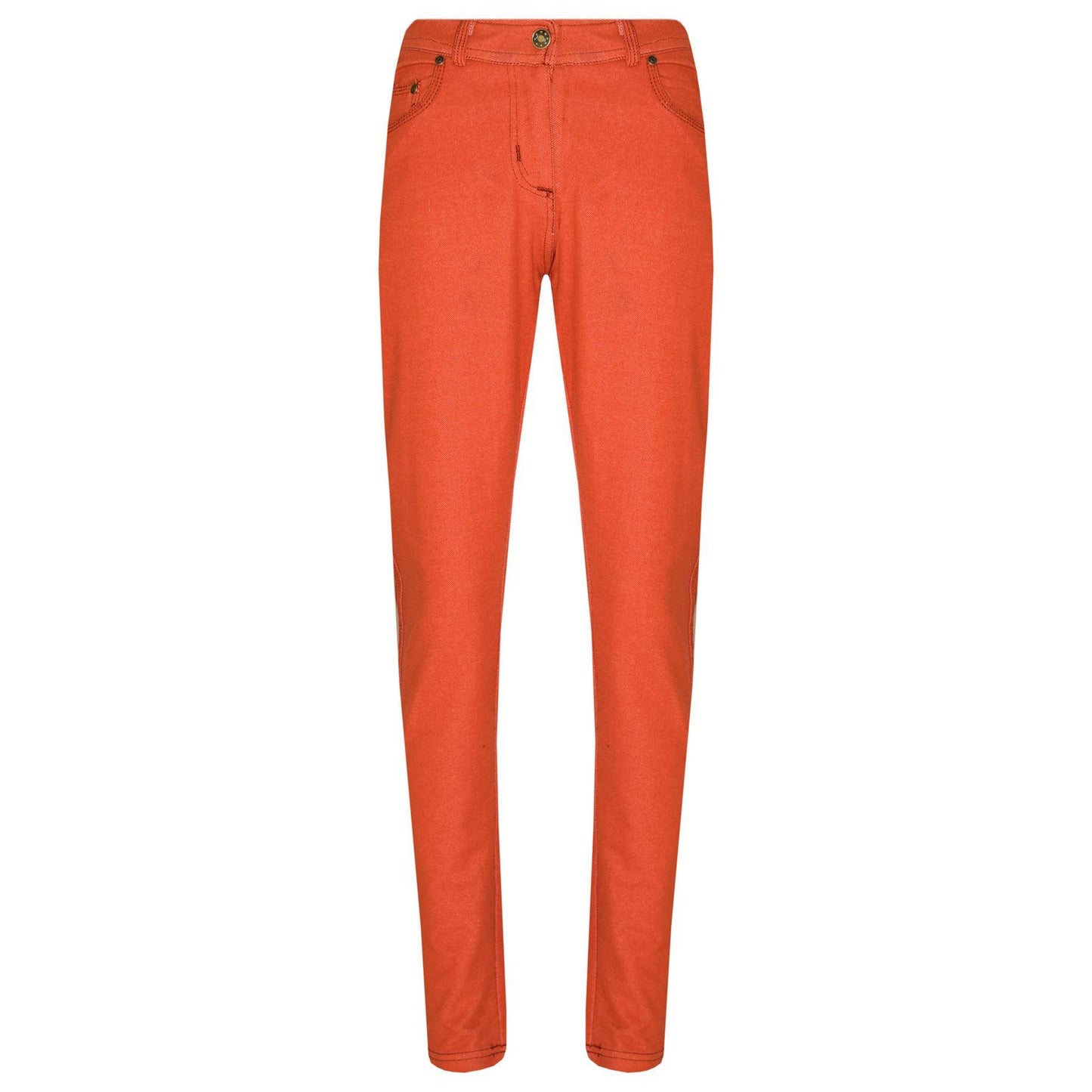 Kids Skinny Jeans Girls Stretchy Jeggings Fit Pants Coloured Trousers 5-13 Years