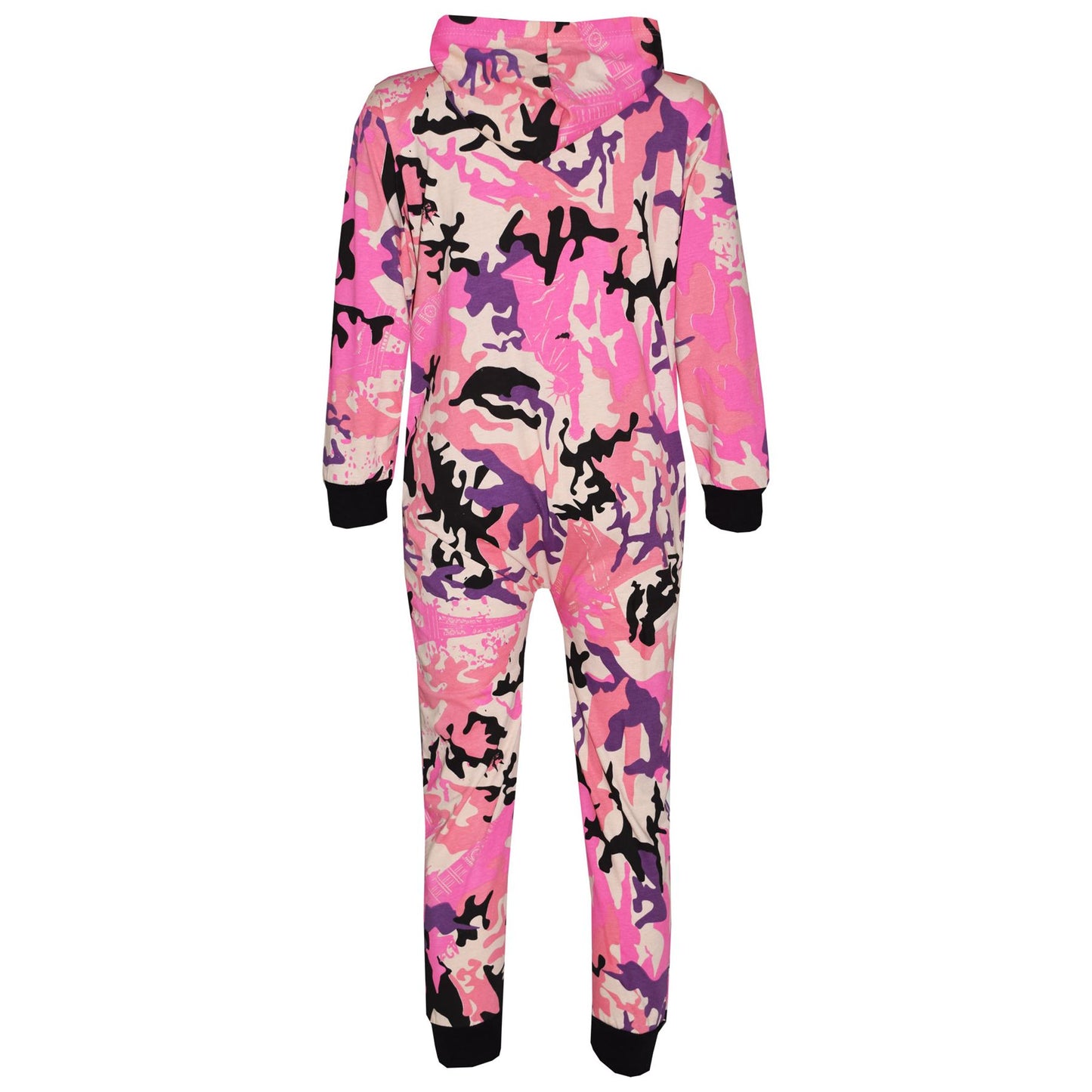 Kids Girls Boys A2Z Onesie One Piece Camouflage Print Jumsuit Playsuit 5-13 Year