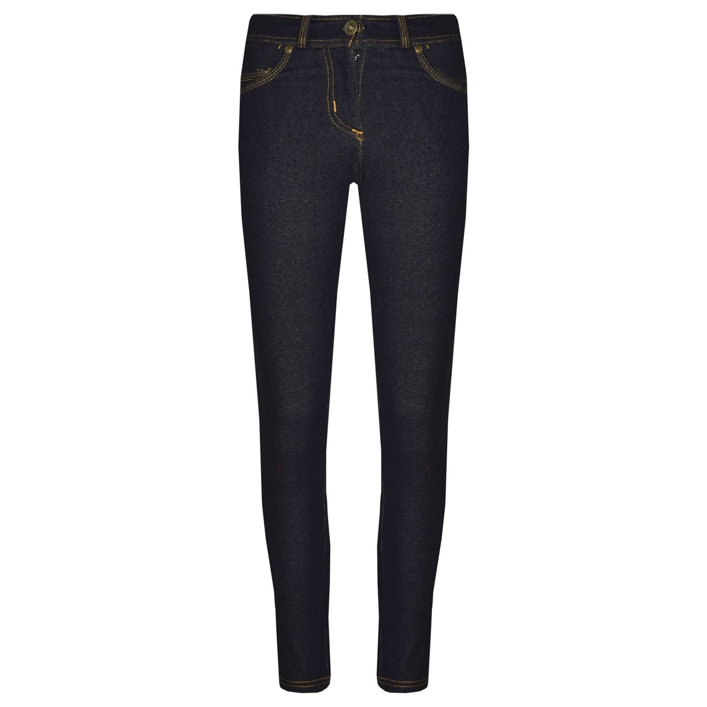 Kids Skinny Jeans Girls Stretchy Jeggings Fit Pants Coloured Trousers 5-13 Years