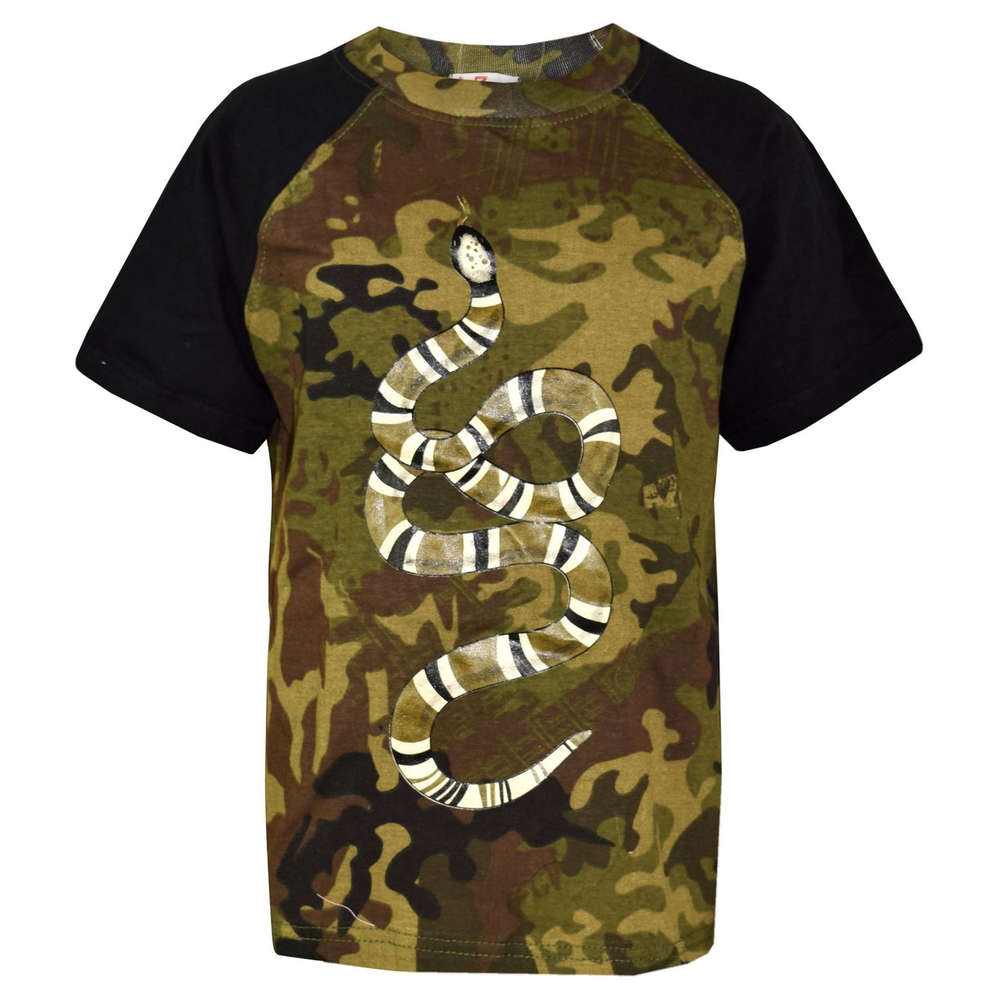 Boys T Shirts Kids Designer's 100% Cotton Snake Print T-Shirt New Age 5-13 Years