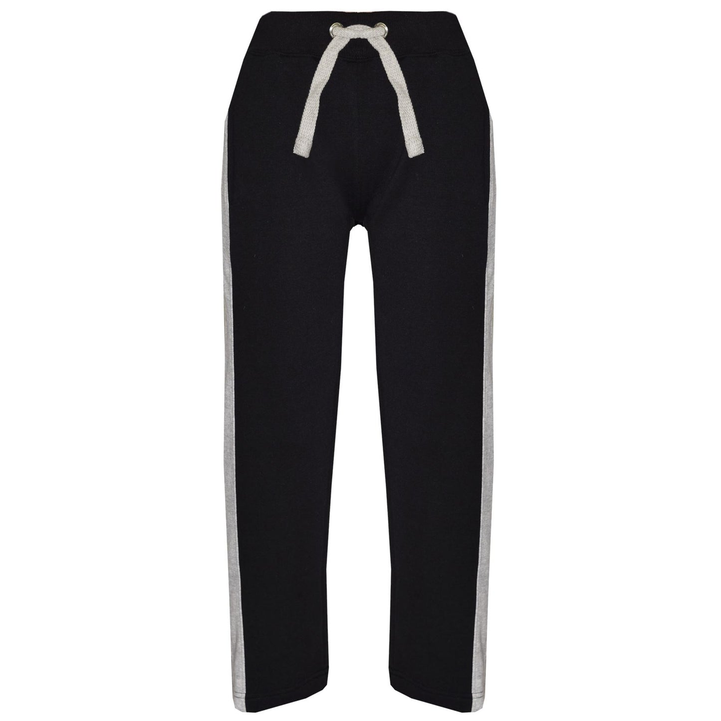 Kids Boys Girls Joggers Contrast Panel Jogging Pants  Casual Trousers 5-13 Years