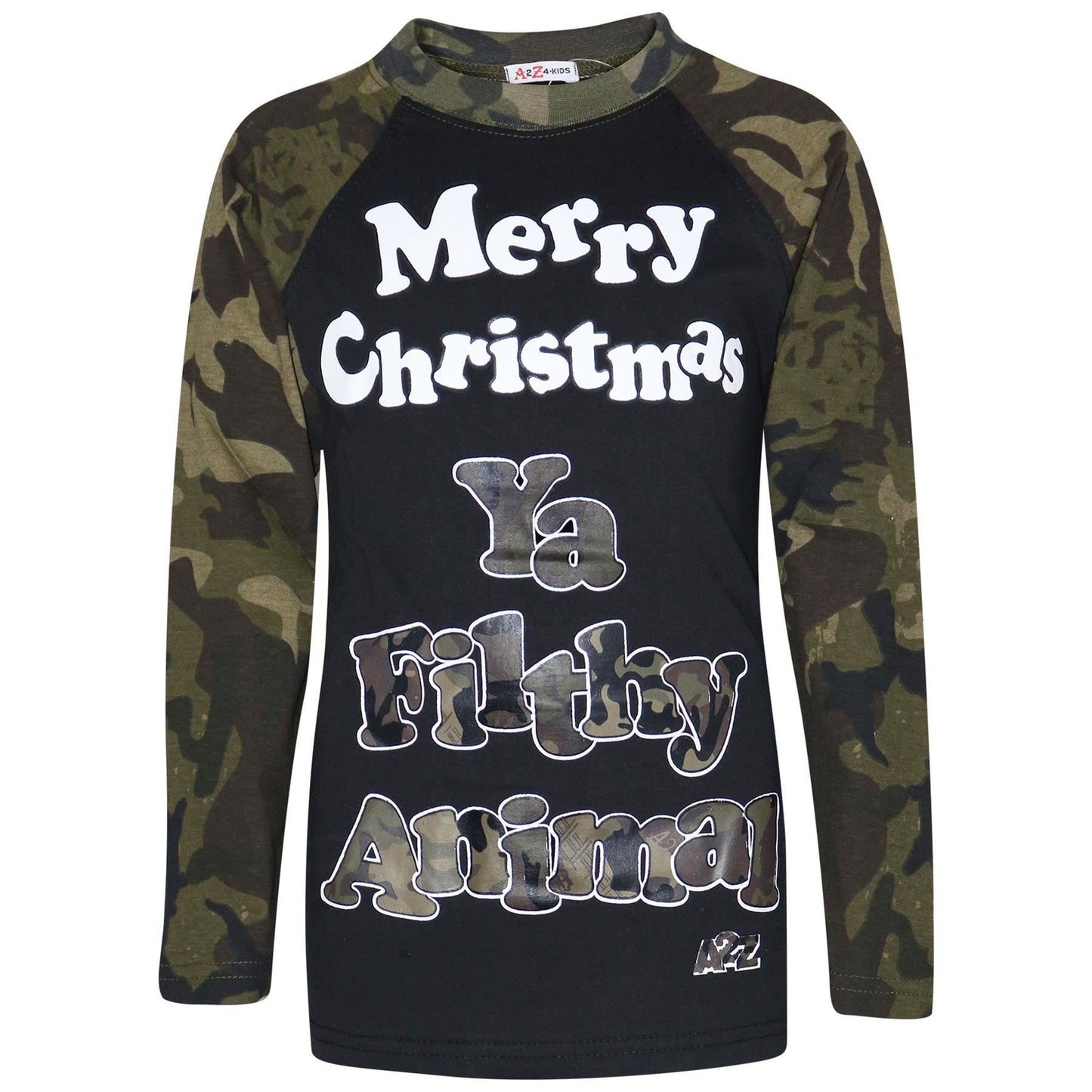 Kids Girls Boys PJ'S "YA FILTHY" Printed Christmas Pyjamas New Age 5-13 Years