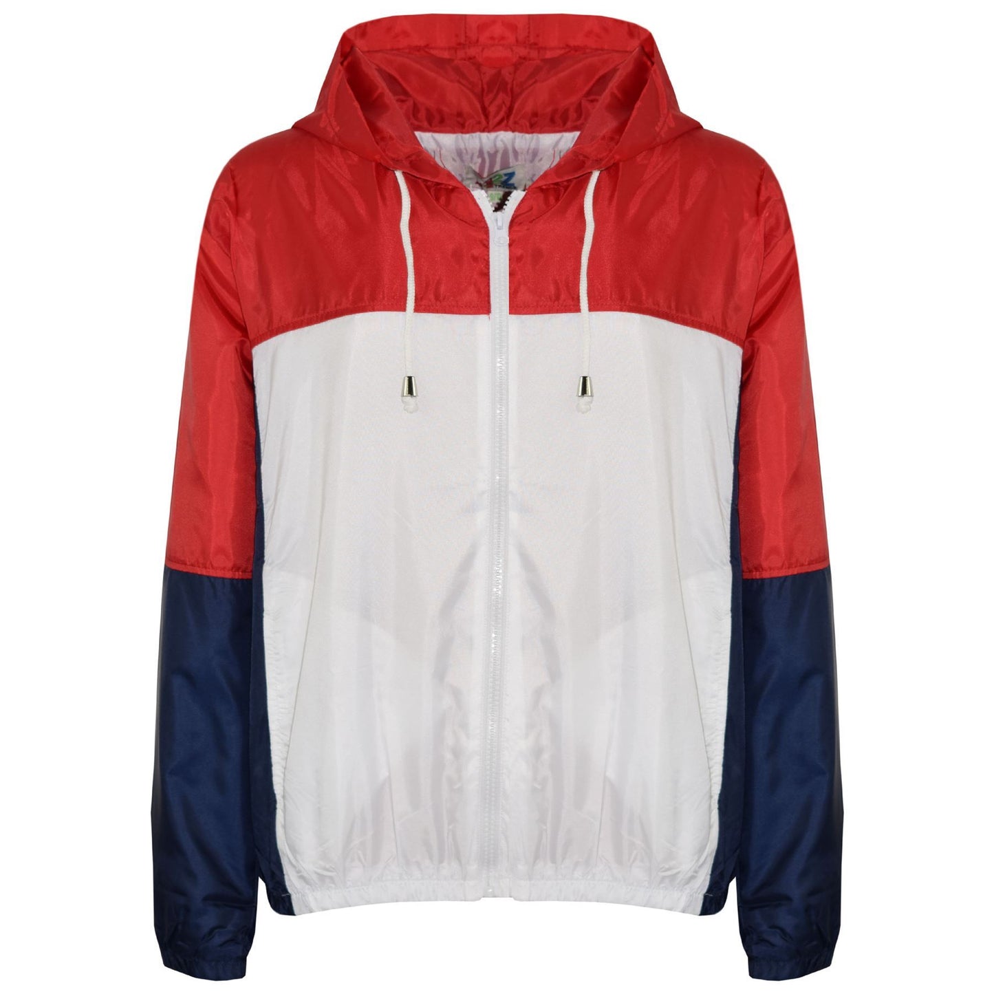 Kids Girls Boys Windbreaker Zipped Jackets Hooded Raincoats Age 5-13 Years