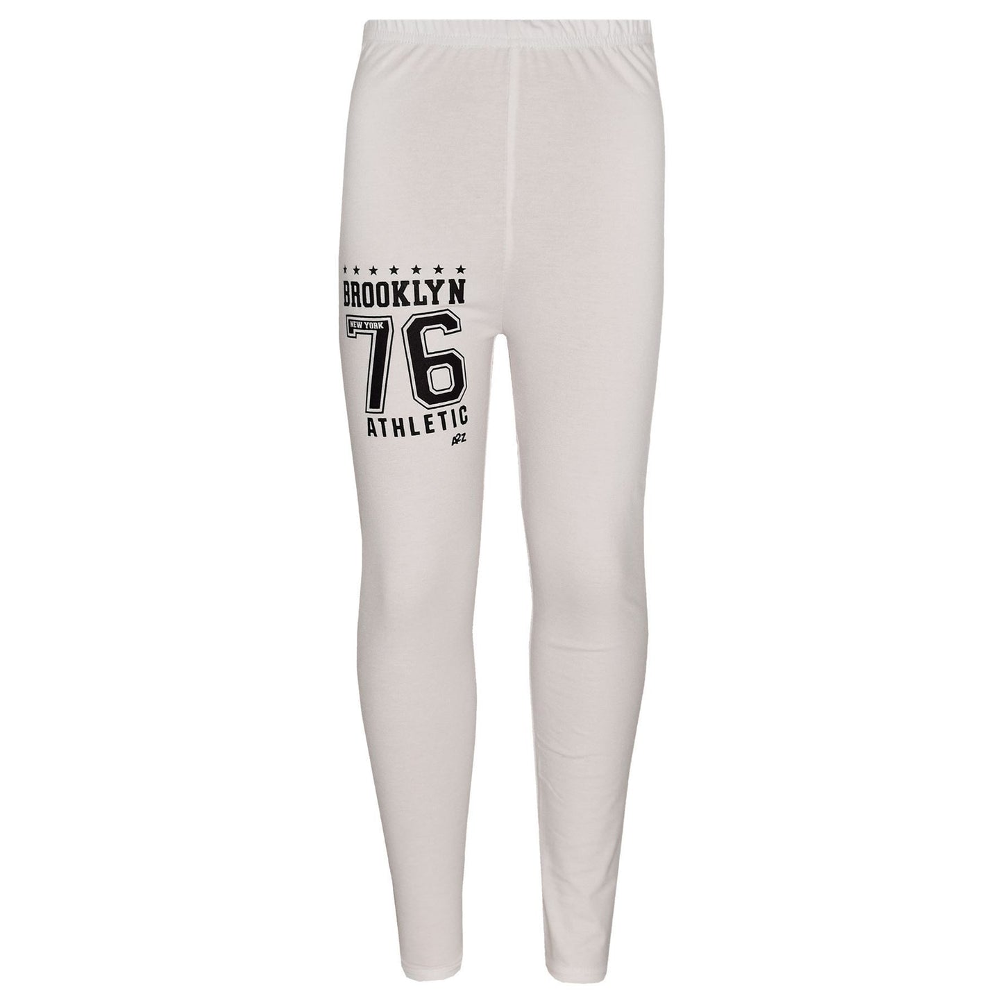 Girls Top Kids Designer's Brooklyn 76 Athletic T Shirt Top & Legging Set 7-13 Yr