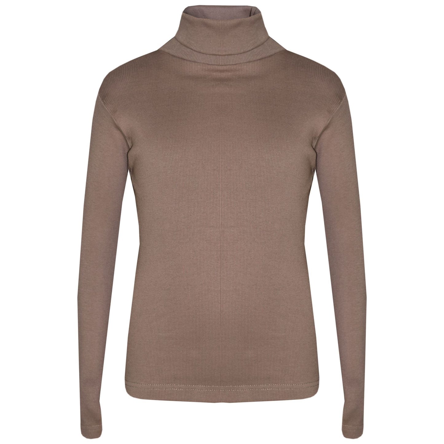 Kids Girls Polo Neck T Shirt Thick Cotton Turtleneck Jumper Long Sleeve Top 2-13