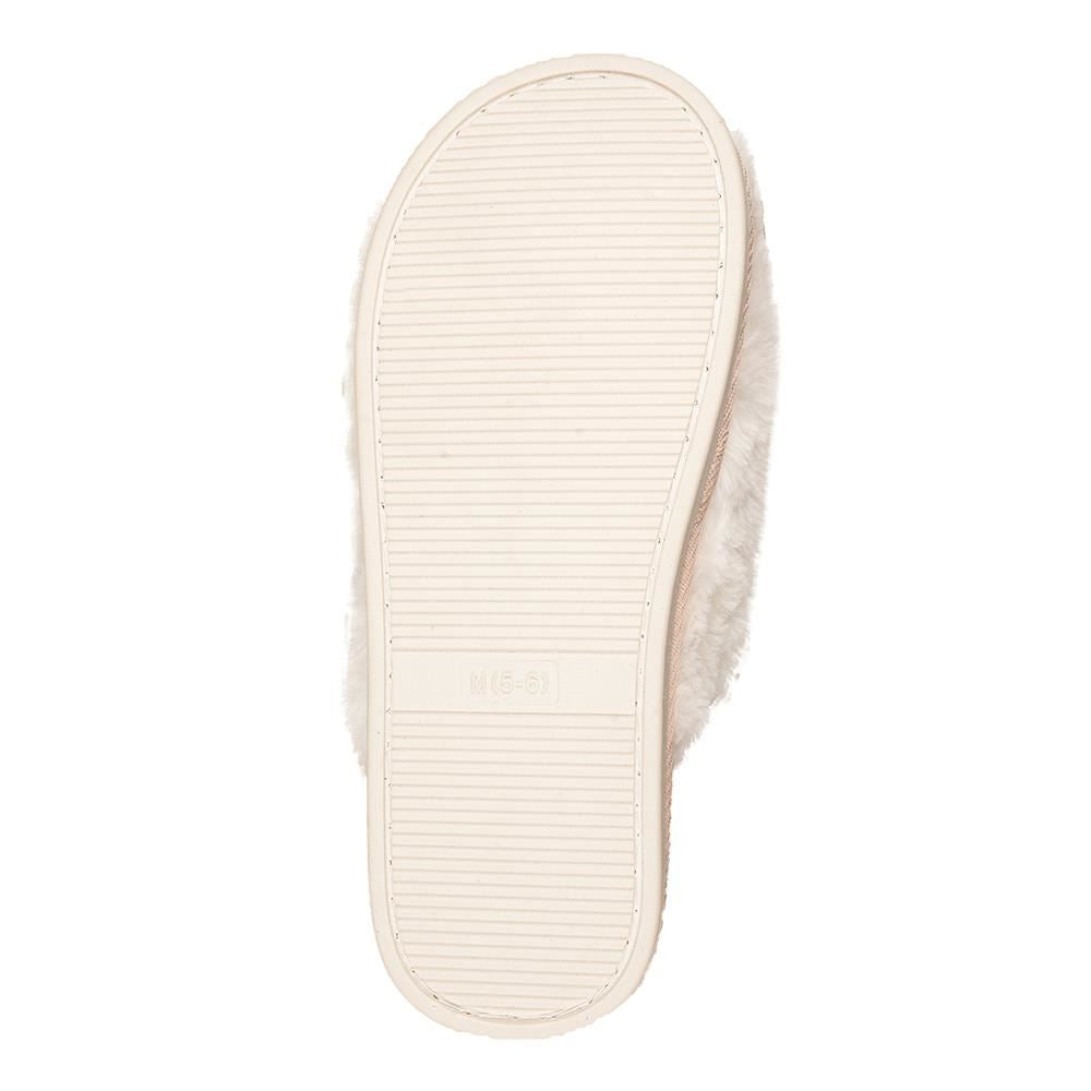 A2Z Ladies 3D Heart Mule Slippers Soft Plush Faux Fur Indoor Slip On House Shoes