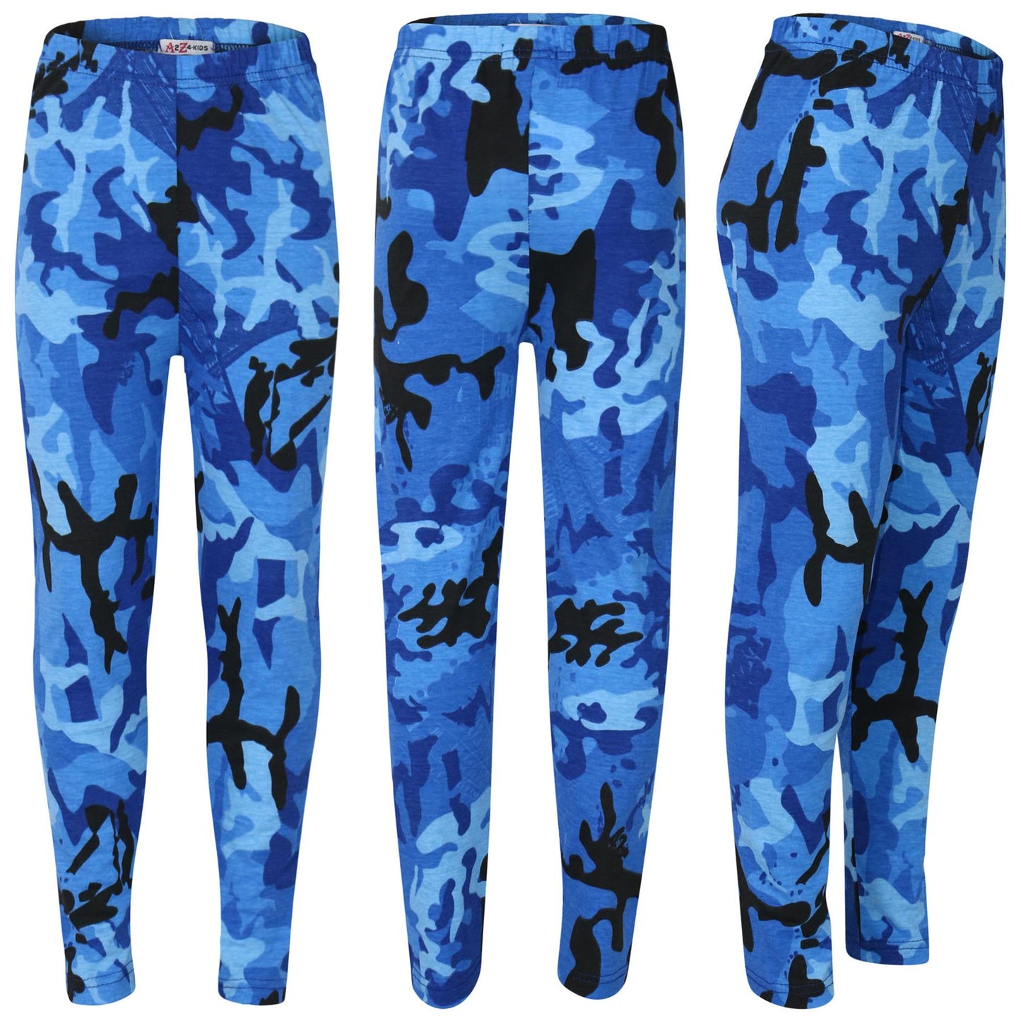 Kids Girls Legging Designer's Camouflage Print Trendy Fashion Leggings 5-13 Year