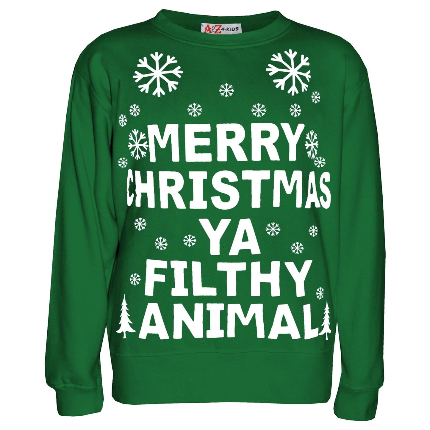 Girls Boys Merry Christmas Jumper Xmas Holiday Crewneck Sweatshirt Pullover Top