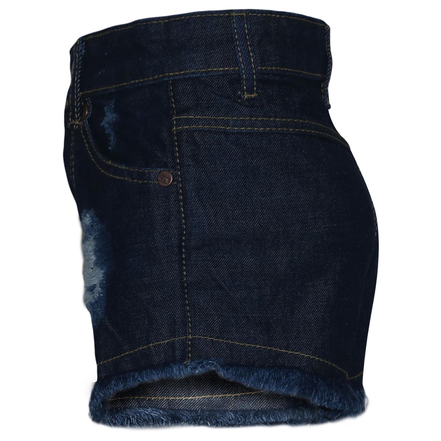 A2Z 4 Kids Girls Shorts Skinny Ripped Jeans Denim Stretch Short Casual�Half�Pant