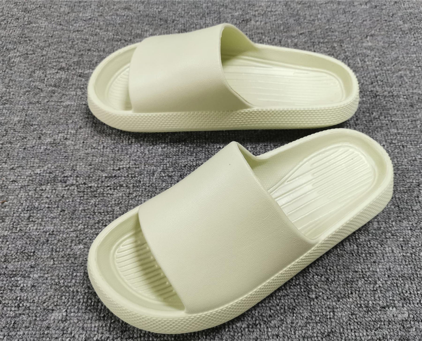 Mens Womens Slides Cloud Slippers Summer Non-Slip Thick Sole Open Toe Sandals