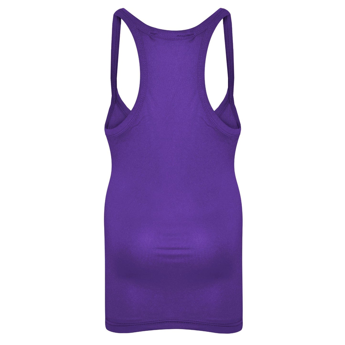 Kids Girls Childrens Vest Top Tank Top Fitted Age 5-6, 7-8, 9-10, 11-12,13 Years
