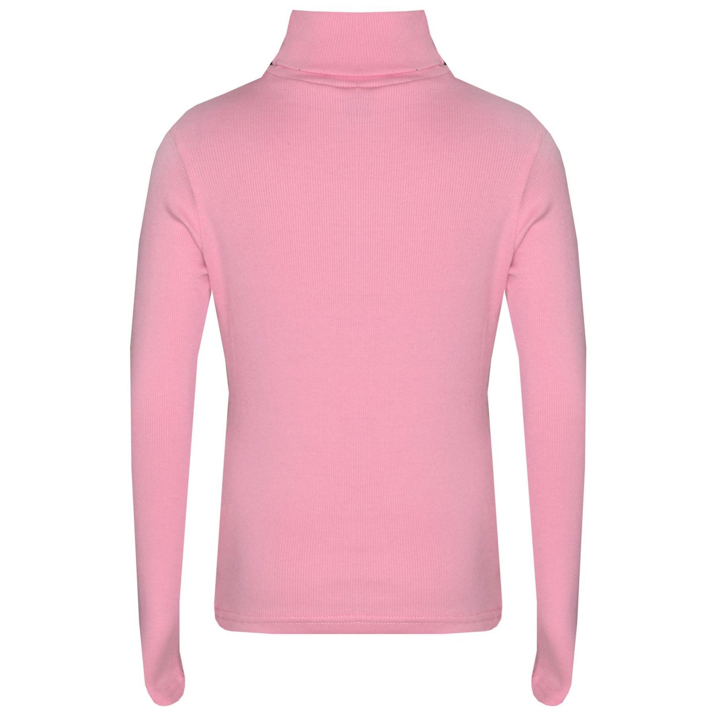 Kids Girls Polo Neck T Shirt Thick Cotton Turtleneck Jumper Long Sleeve Top 2-13