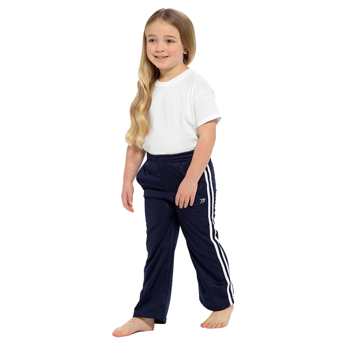 A2Z 4 Kids Unisex Tracksuit Bottoms Joggers Jogging Double Striped Sweatpants