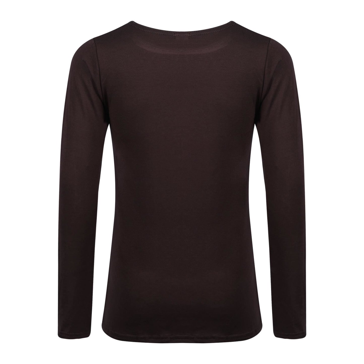 A2Z 4 Kids Girls Plain Long Sleeve T Shirt Soft Feel PE School Activewear Shirts